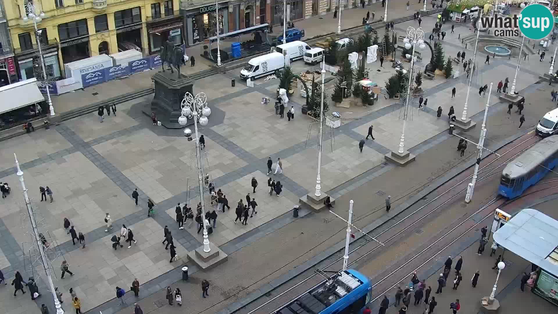 Plaza Ban Jelačić camera en vivo Zagreb – Hotel Dubrovnik