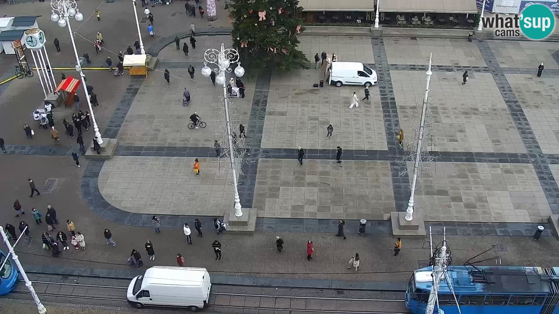 Piazza Ban Jelačić livecam Zagreb – Hotel Dubrovnik