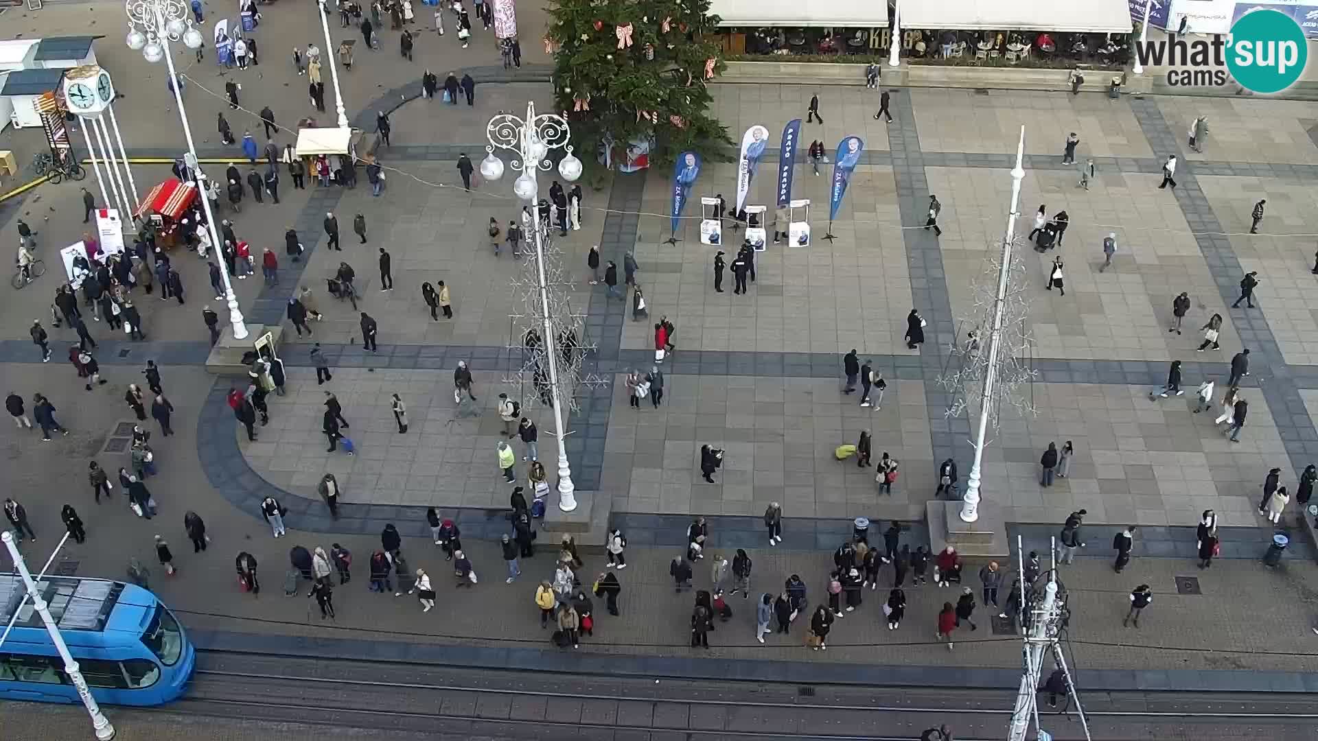 Ban Jelačić Platz  Live webcam Zagreb – Hotel Dubrovnik