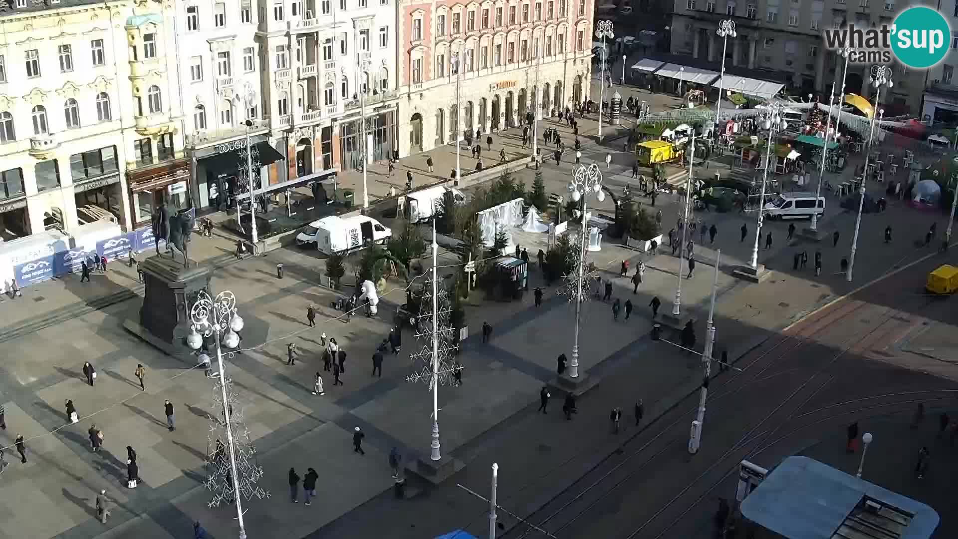 Plaza Ban Jelačić camera en vivo Zagreb – Hotel Dubrovnik