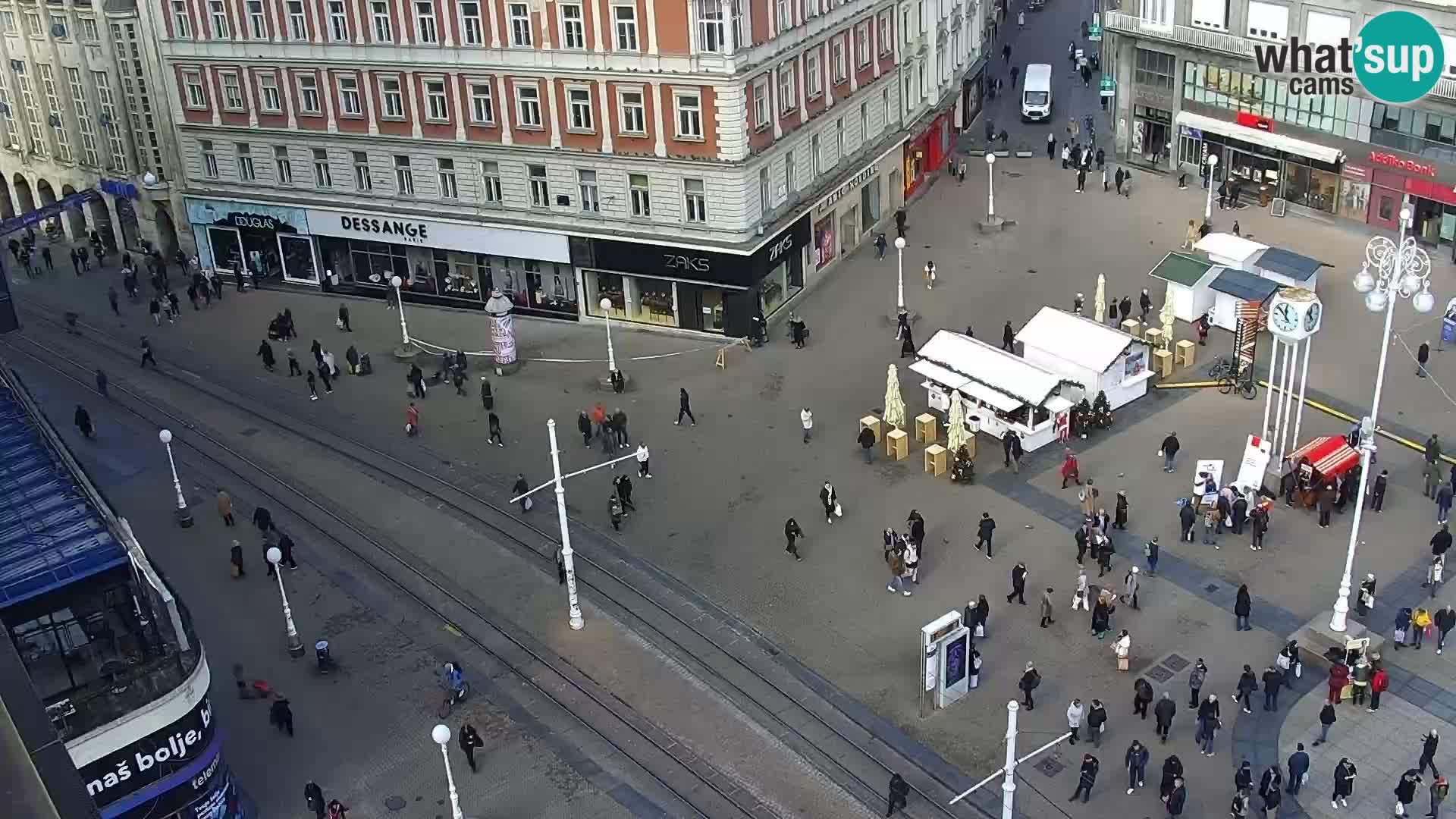 Ban Jelačić Platz  Live webcam Zagreb – Hotel Dubrovnik