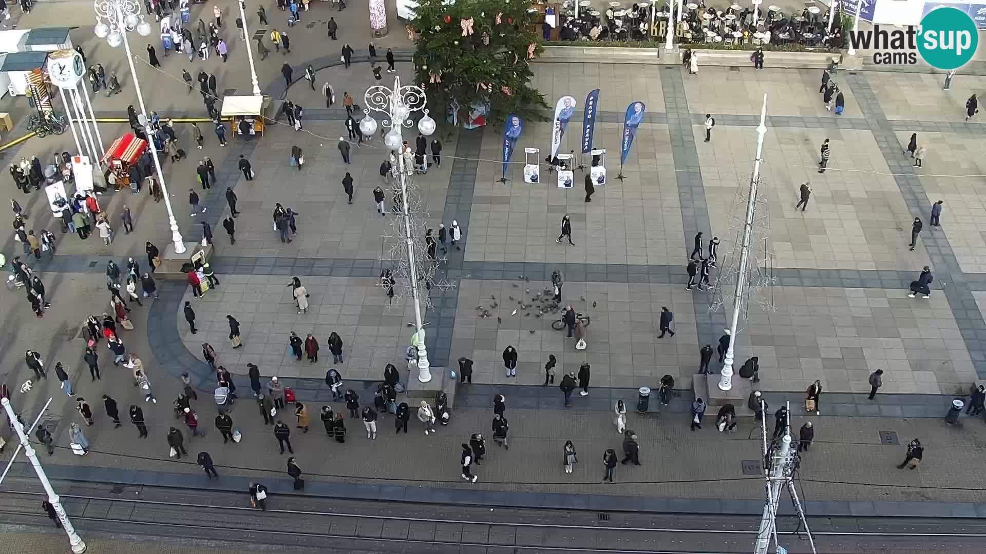 Webcam live Zagreb – Piazza Ban Jelačić