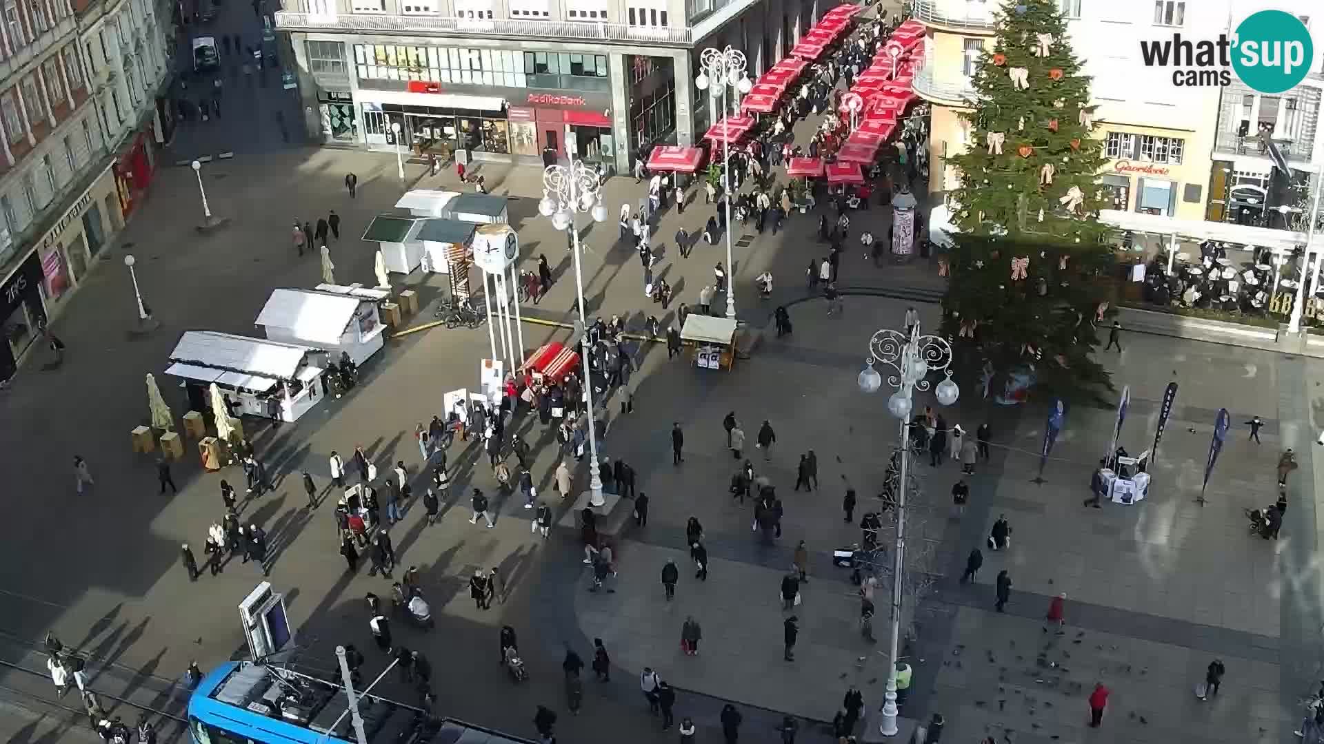 Piazza Ban Jelačić livecam Zagreb – Hotel Dubrovnik