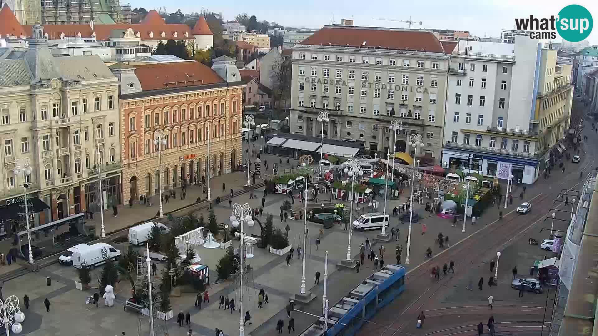 Ban Jelačić Platz  Live webcam Zagreb – Hotel Dubrovnik