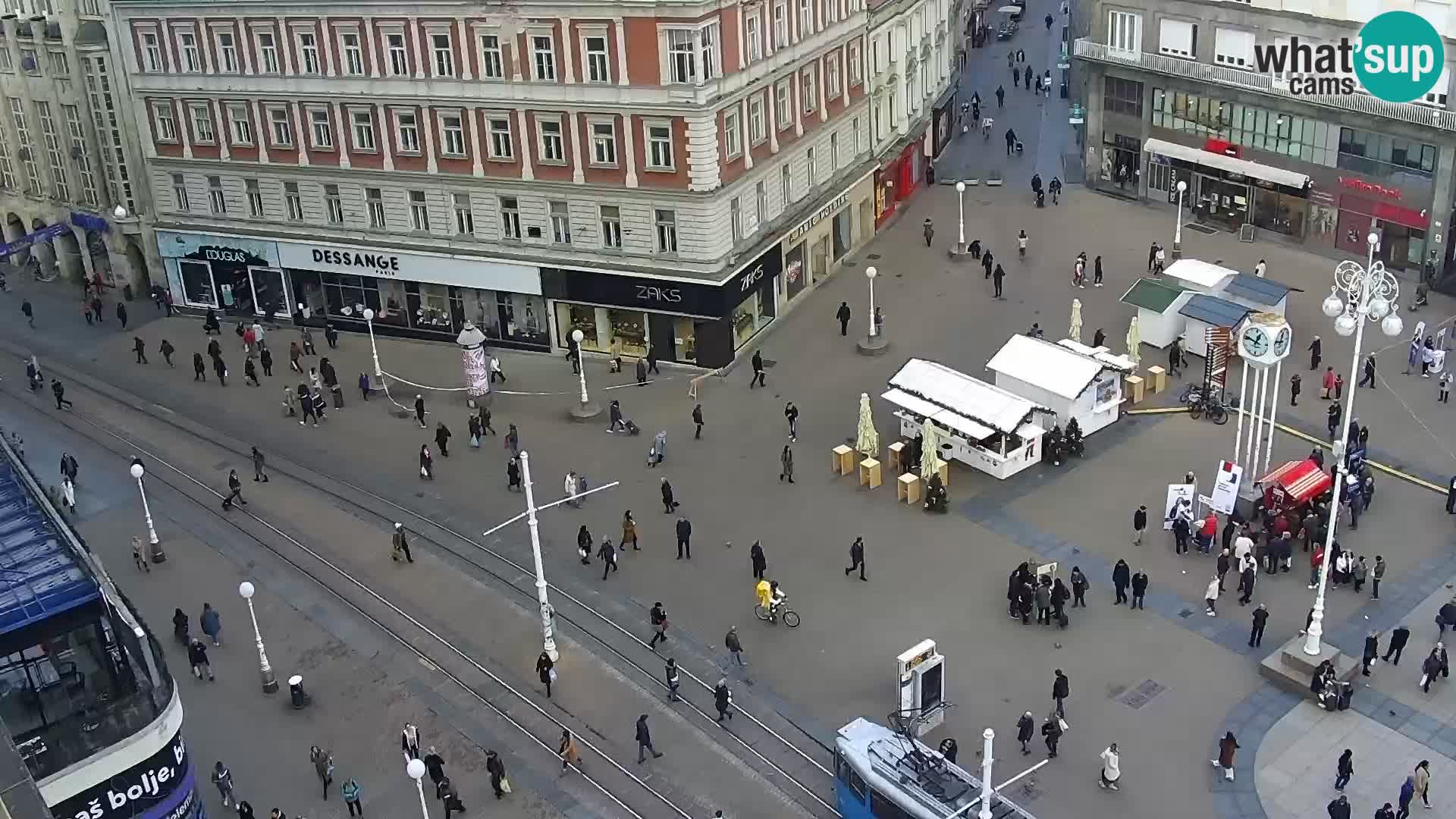 Webcam live Zagreb – Ban Jelačić Platz