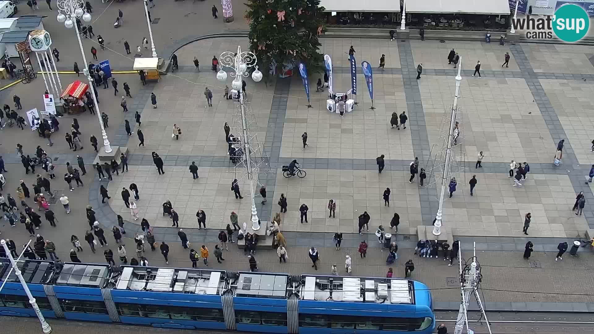 Ban Jelačić Platz  Live webcam Zagreb – Hotel Dubrovnik