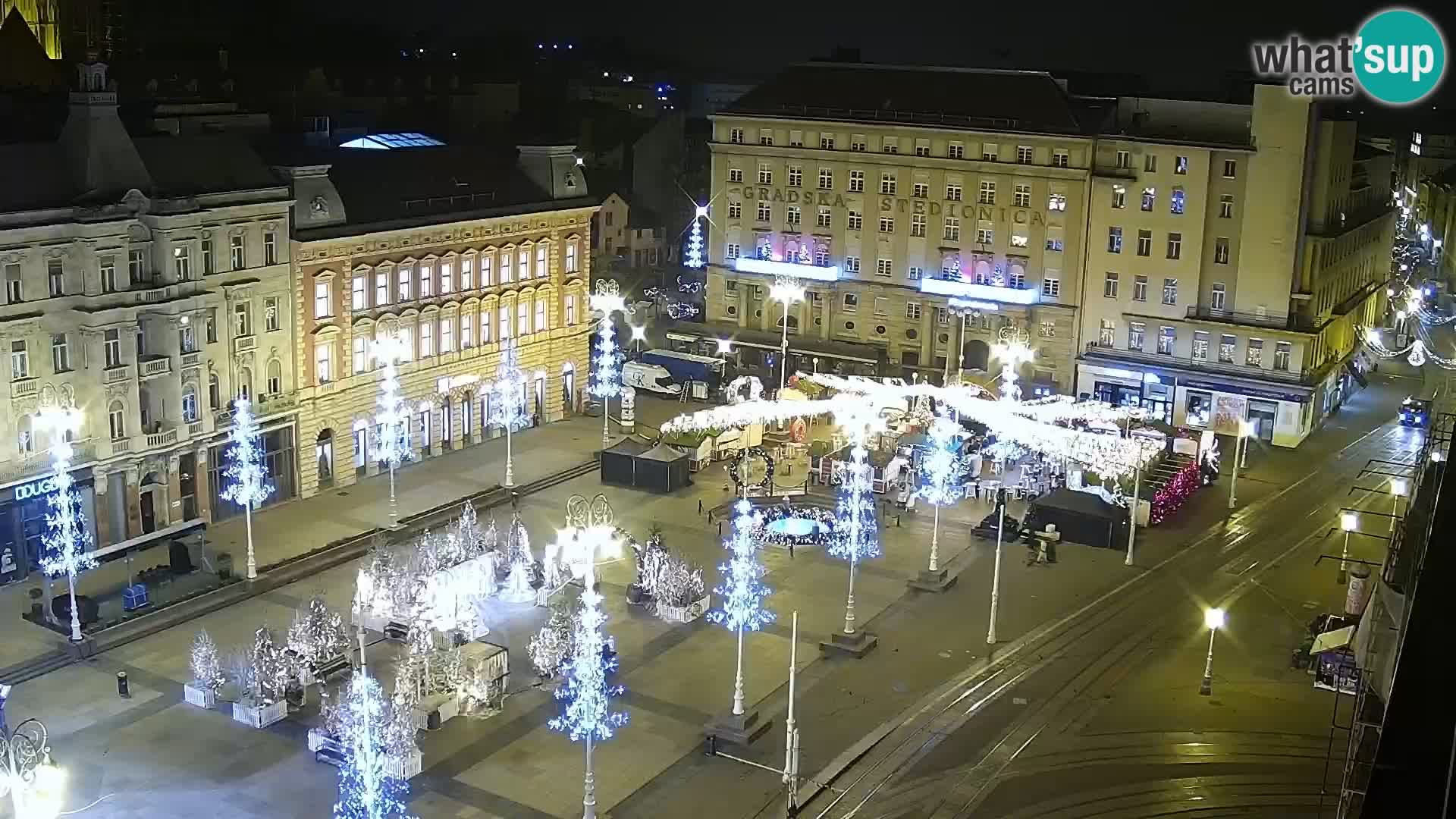 Ban Jelačić Platz  Live webcam Zagreb – Hotel Dubrovnik