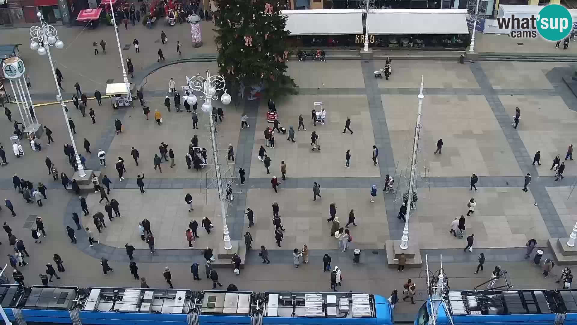 Webcam live Zagreb – Ban Jelačić Platz