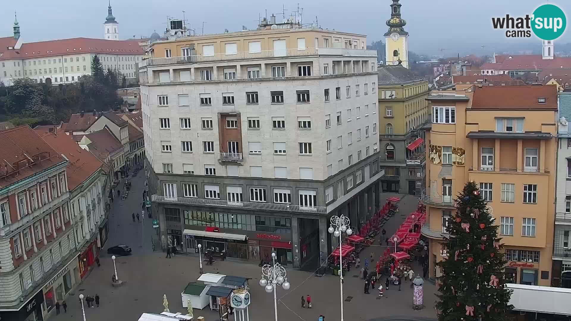 Ban Jelačić Platz  Live webcam Zagreb – Hotel Dubrovnik