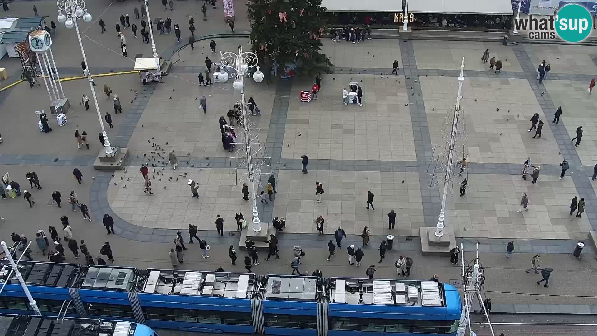 Webcam live Zagreb – Piazza Ban Jelačić