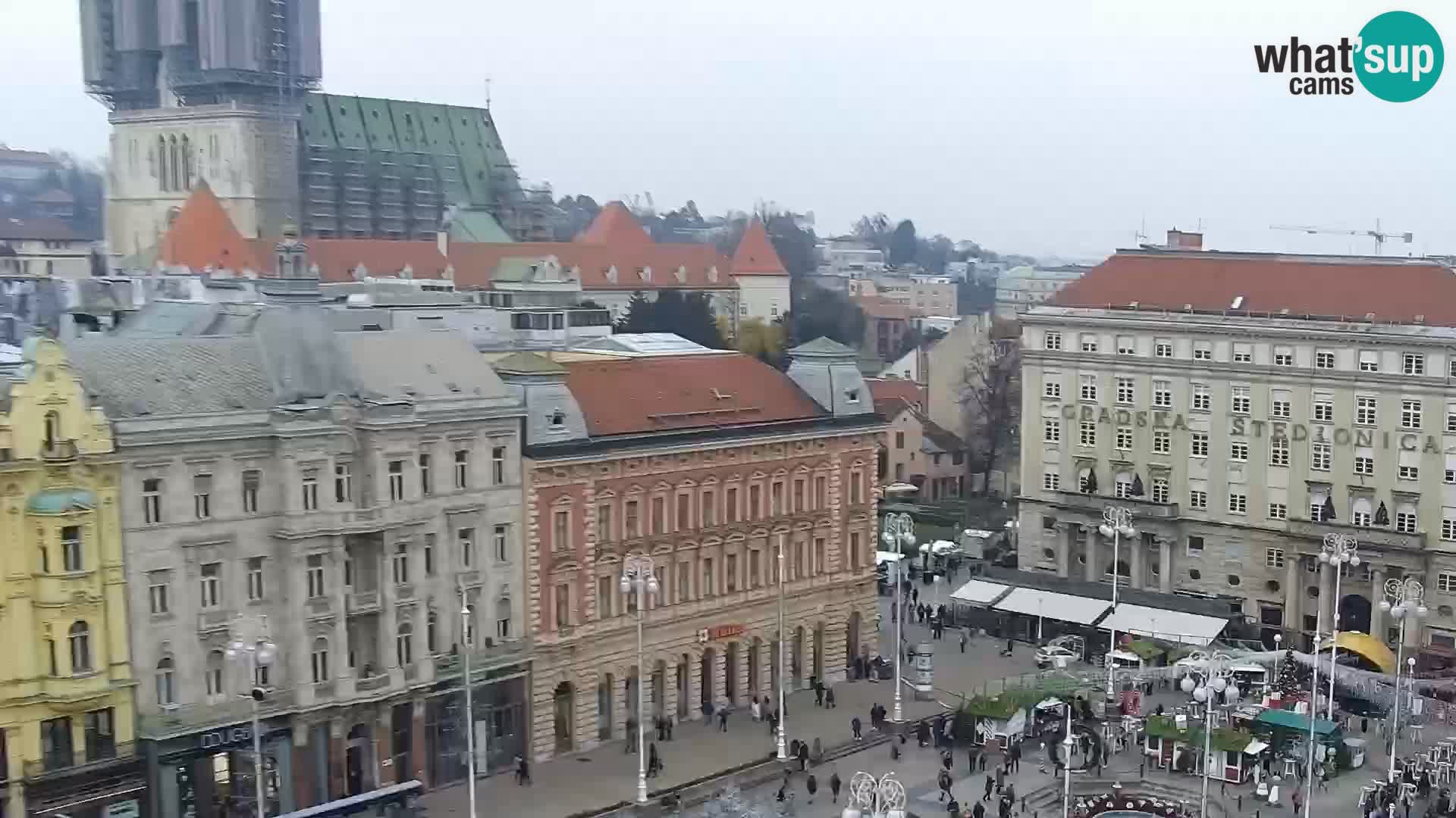 Piazza Ban Jelačić livecam Zagreb – Hotel Dubrovnik