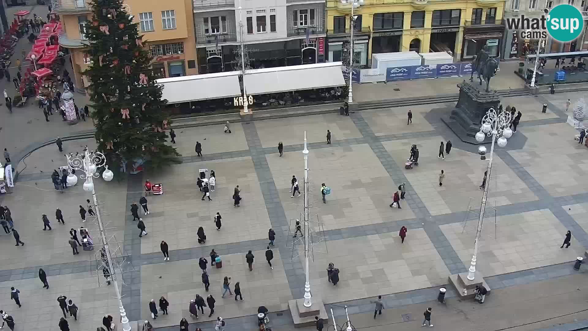 Ban Jelačić Platz  Live webcam Zagreb – Hotel Dubrovnik