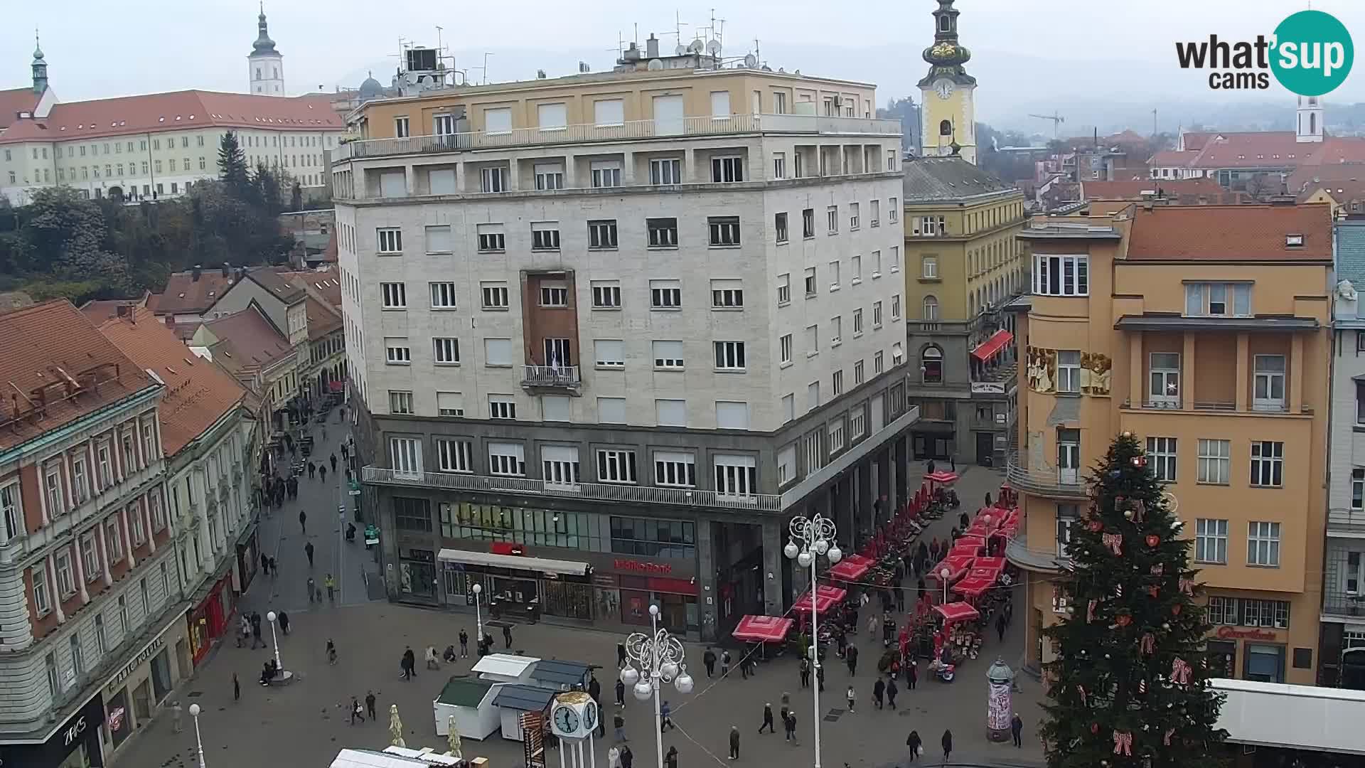 Ban Jelačić Platz  Live webcam Zagreb – Hotel Dubrovnik