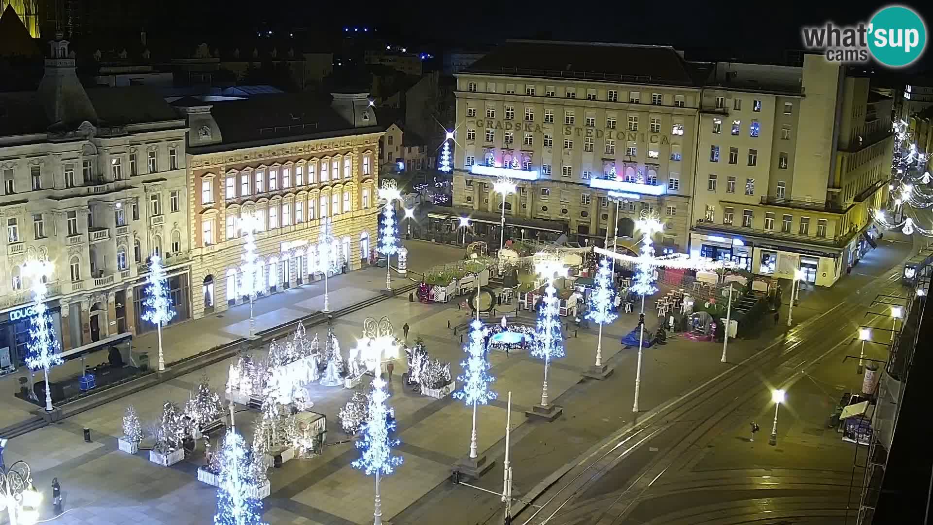 Kamera v živo Zagreb – Trg Bana Jelačića