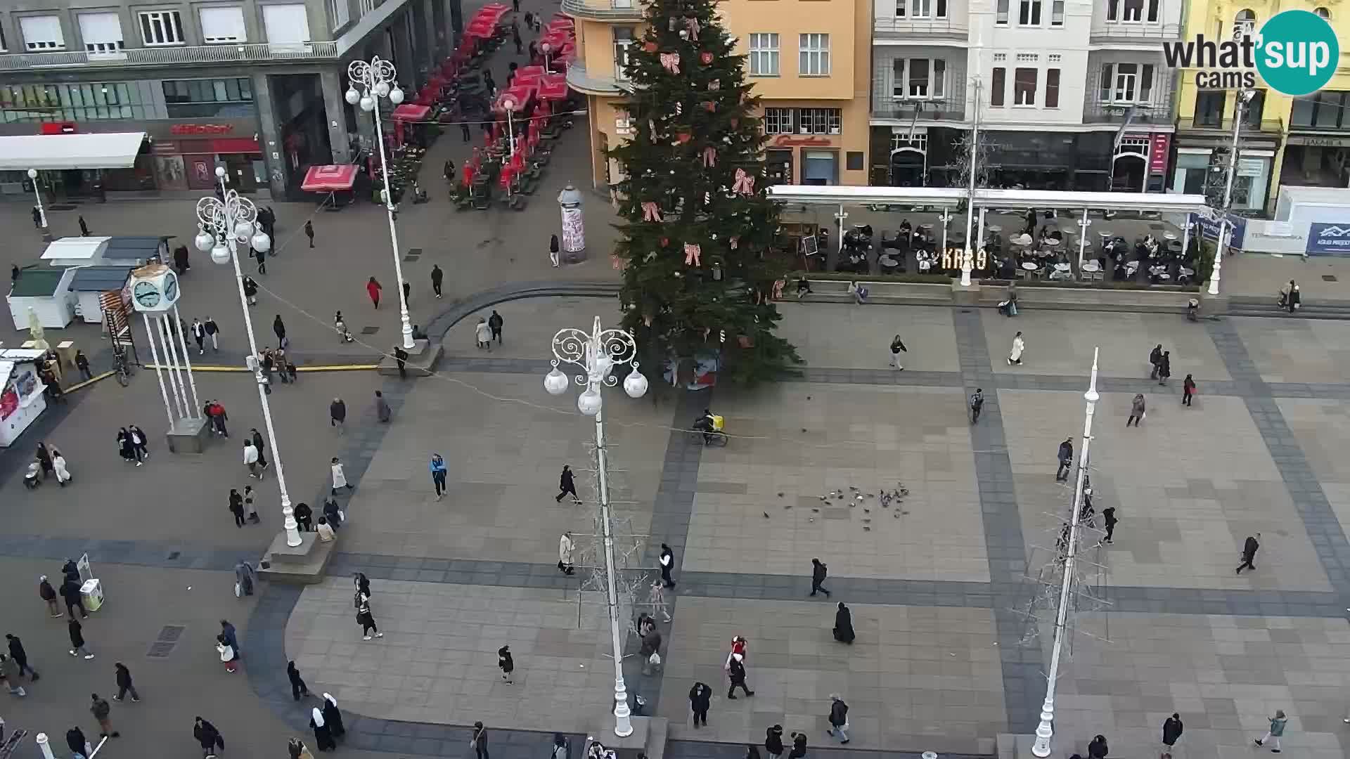 Webcam live Zagreb – Piazza Ban Jelačić