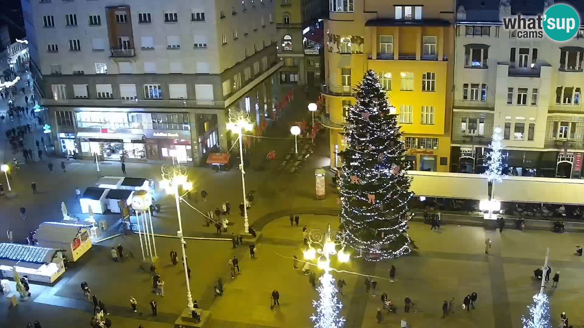 Piazza Ban Jelačić livecam Zagreb – Hotel Dubrovnik