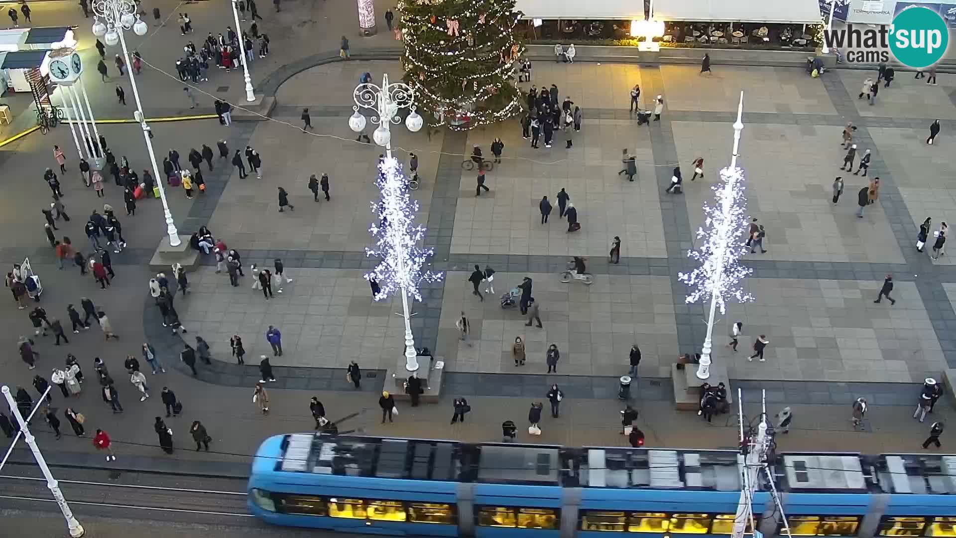 Plaza Ban Jelačić camera en vivo Zagreb – Hotel Dubrovnik