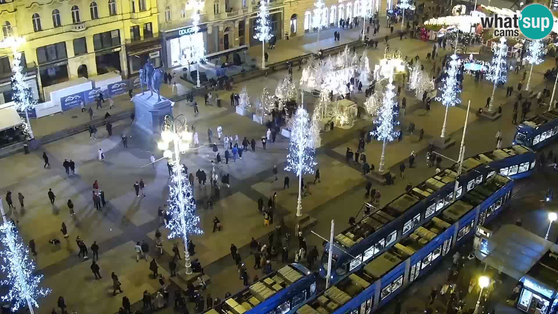 Kamera v živo Zagreb – Trg Bana Jelačića