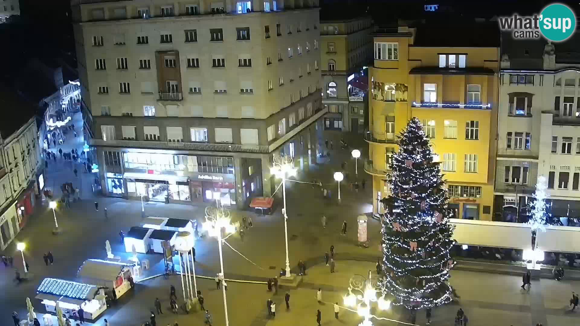 Piazza Ban Jelačić livecam Zagreb – Hotel Dubrovnik