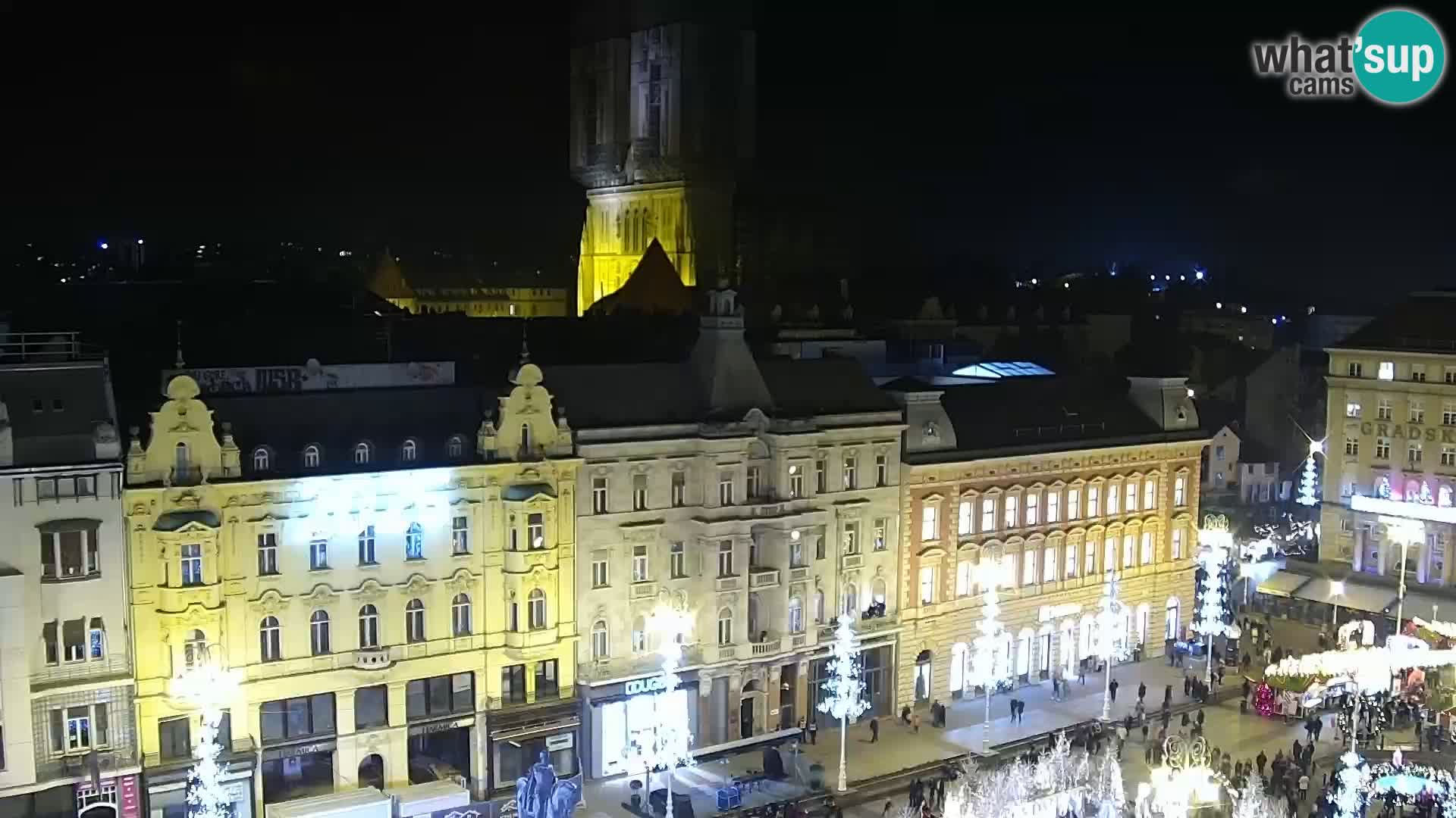 Webcam live Zagreb – Piazza Ban Jelačić