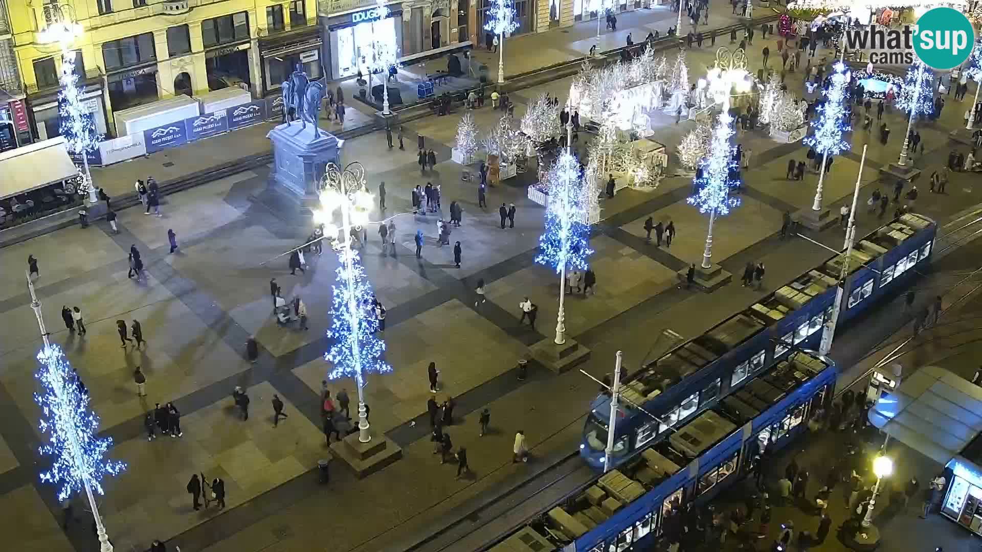 Plaza Ban Jelačić camera en vivo Zagreb – Hotel Dubrovnik