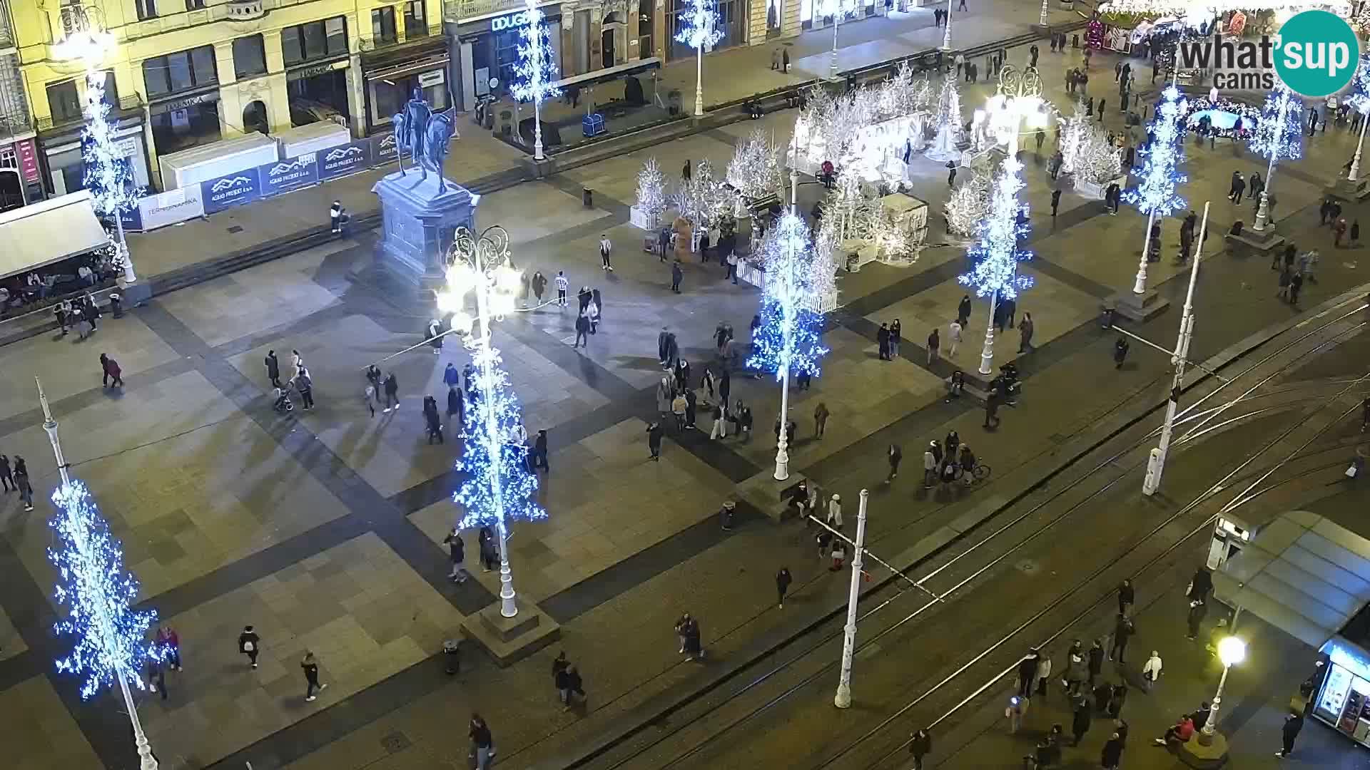 Webcam live Zagreb – Piazza Ban Jelačić