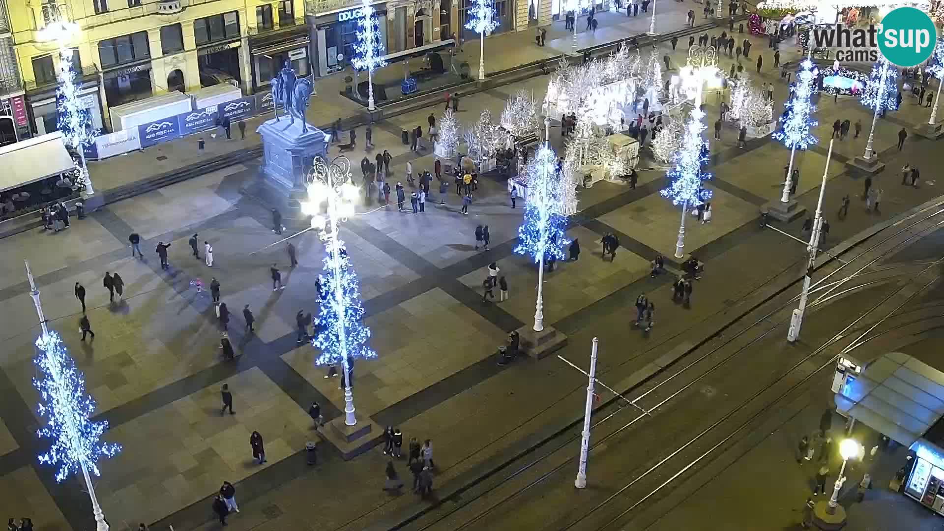 Trg Bana Jelačića web kamera Zagreb – Hotel Dubrovnik