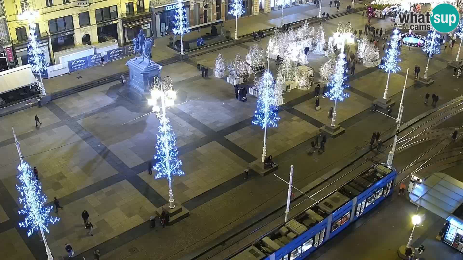 Webcam live Zagreb – Piazza Ban Jelačić