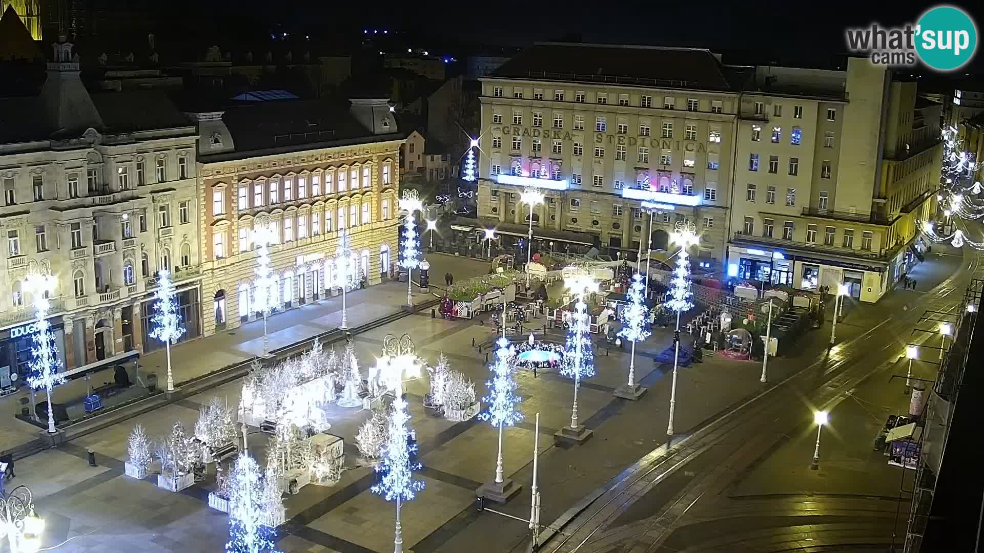 Ban Jelačić Platz  Live webcam Zagreb – Hotel Dubrovnik