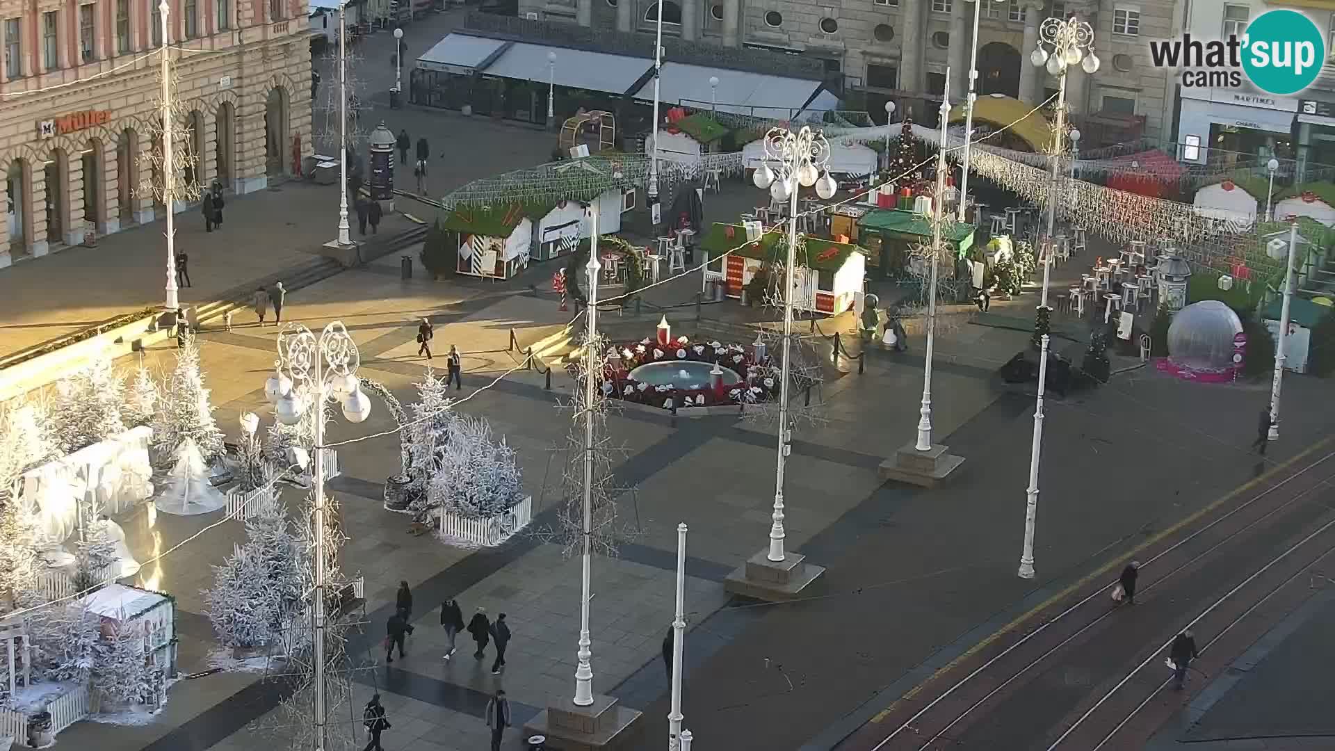 Webcam live Zagreb – Piazza Ban Jelačić