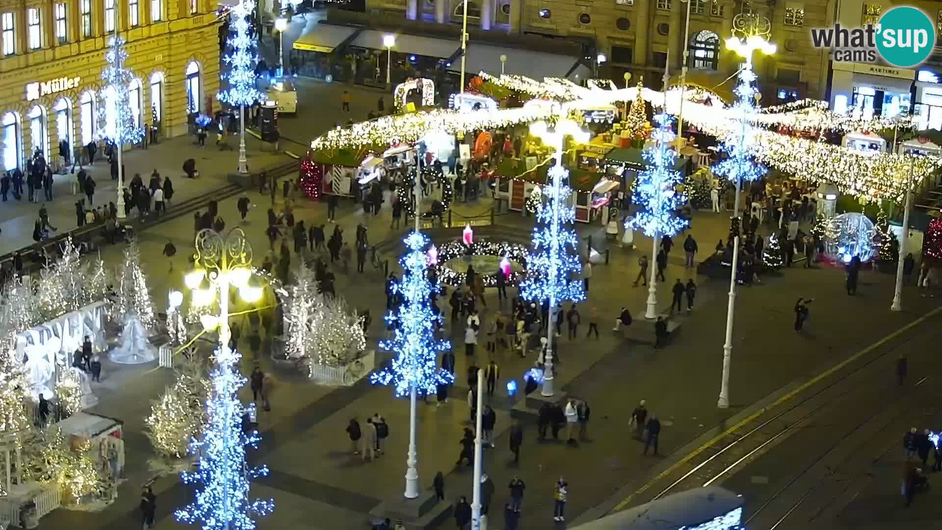 Piazza Ban Jelačić livecam Zagreb – Hotel Dubrovnik