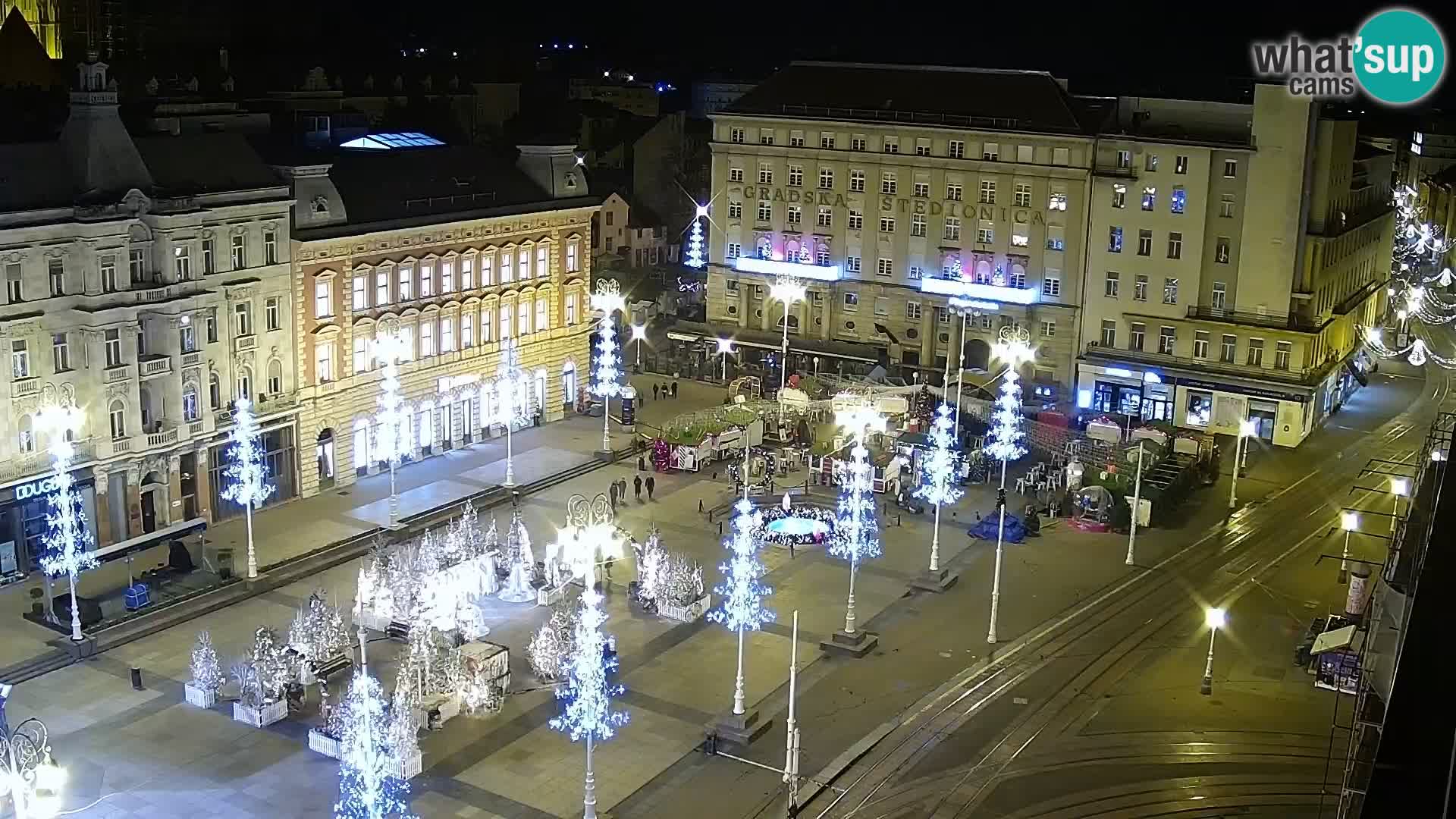 LIVE Webcam Zagreb – Ban Jelačić – Hotel Dubrovnik