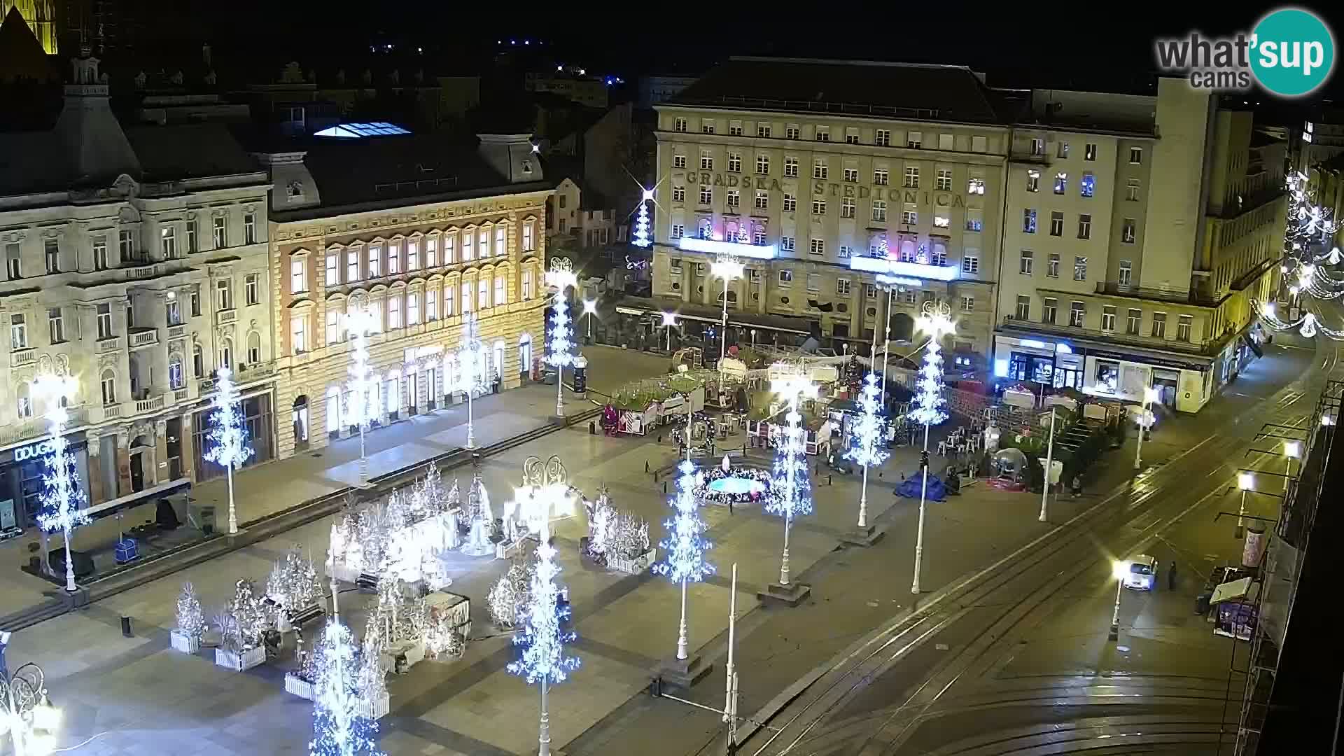 Webcam live Zagreb – Piazza Ban Jelačić