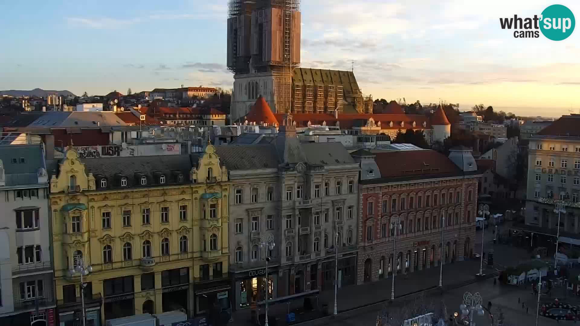 Webcam live Zagreb – Piazza Ban Jelačić