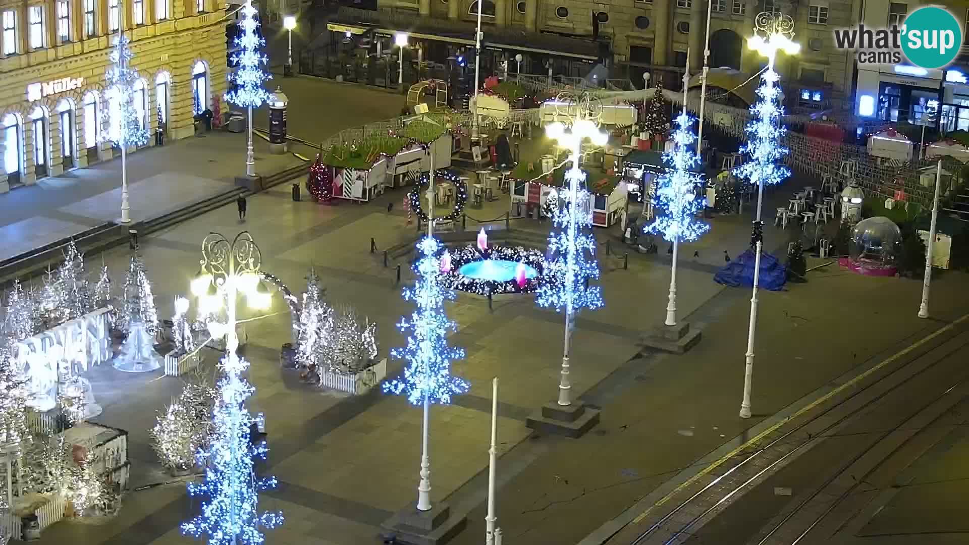 Ban Jelačić Platz  Live webcam Zagreb – Hotel Dubrovnik