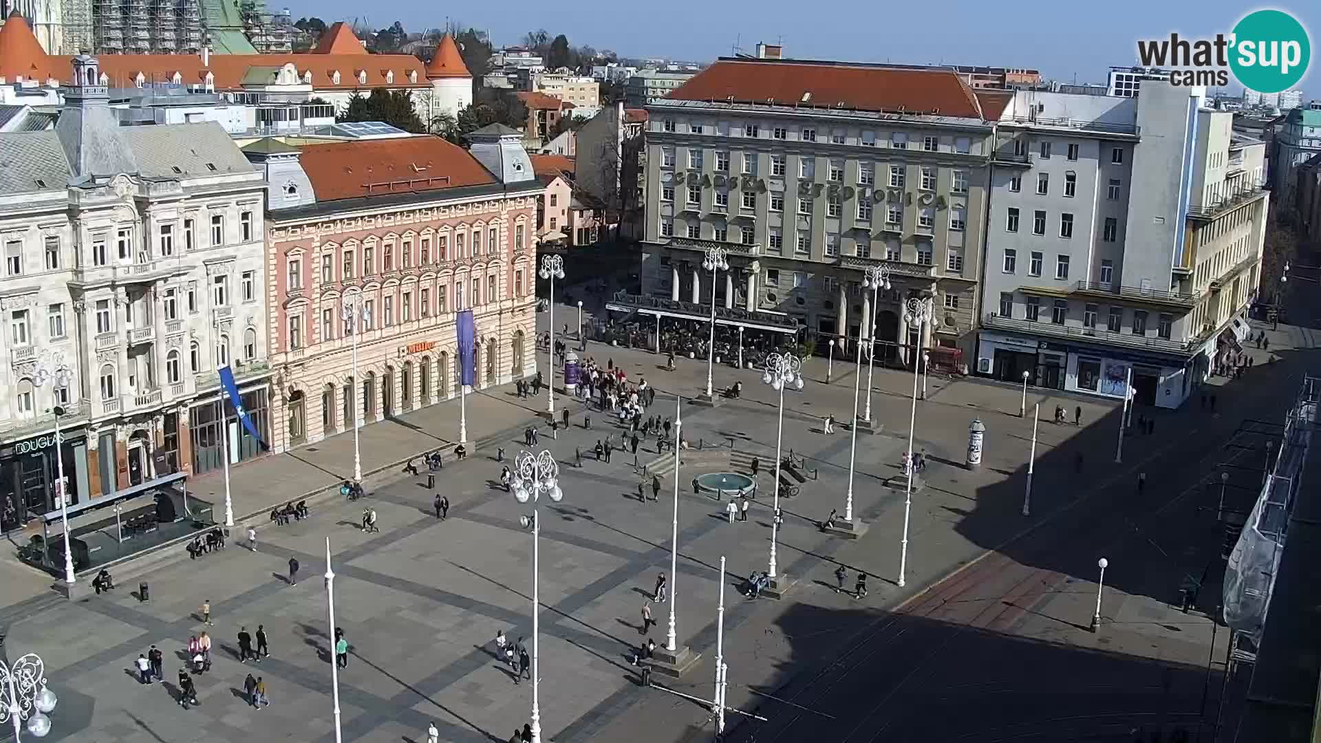 LIVE Webcam Zagreb – Ban Jelačić – Hotel Dubrovnik