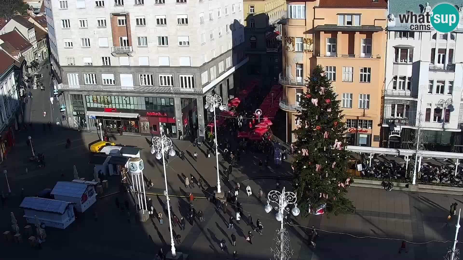 Webcam live Zagreb – Piazza Ban Jelačić