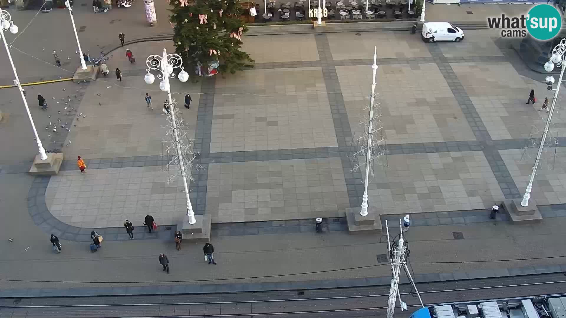 Webcam live Zagreb – Piazza Ban Jelačić