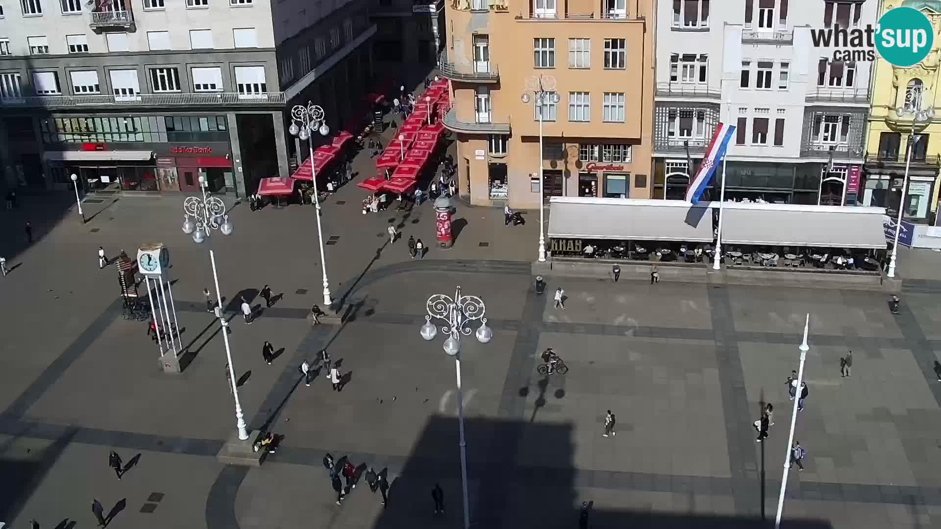 LIVE Webcam Zagreb – Ban Jelačić – Hotel Dubrovnik