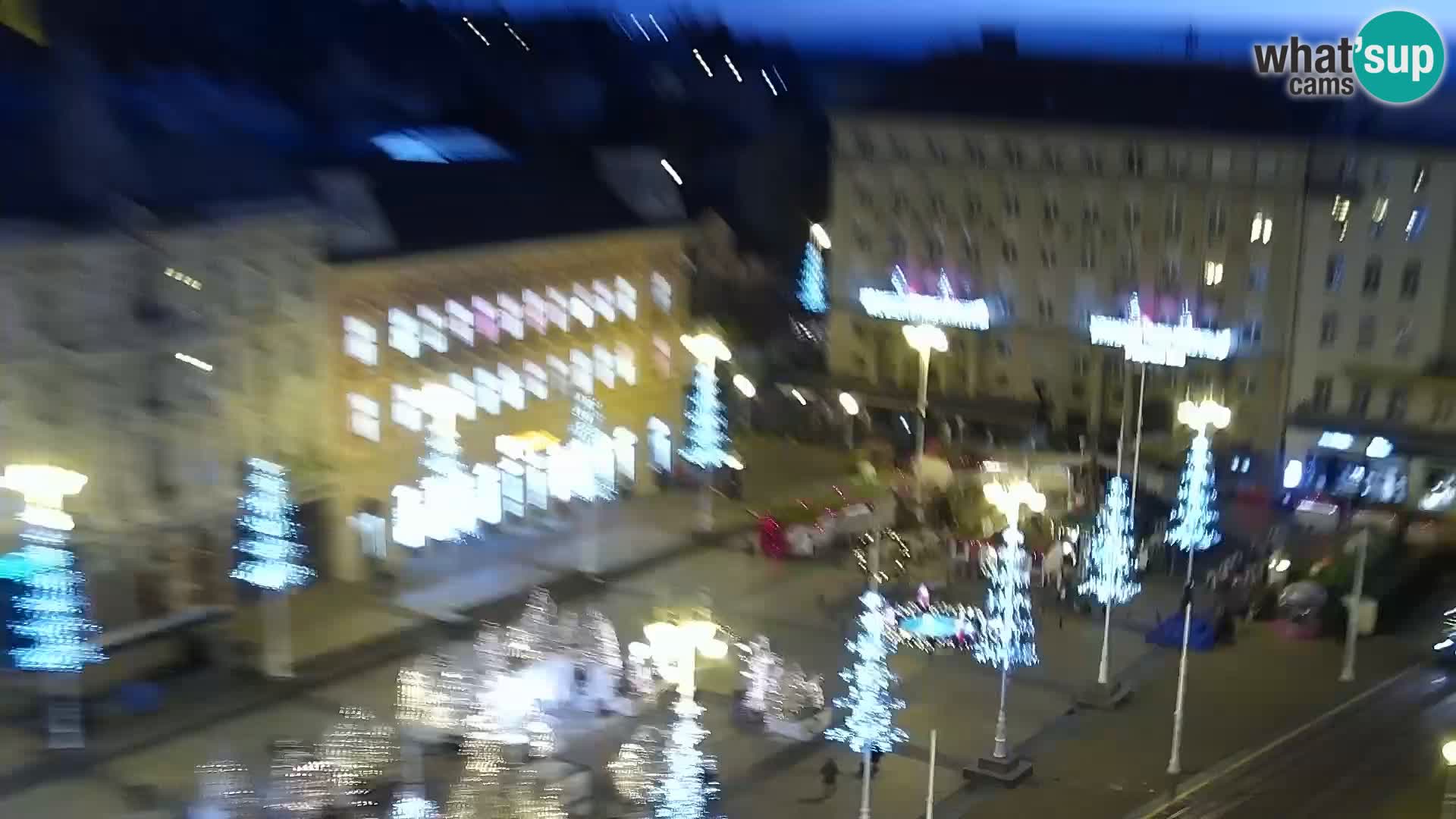 Webcam live Zagreb – Piazza Ban Jelačić