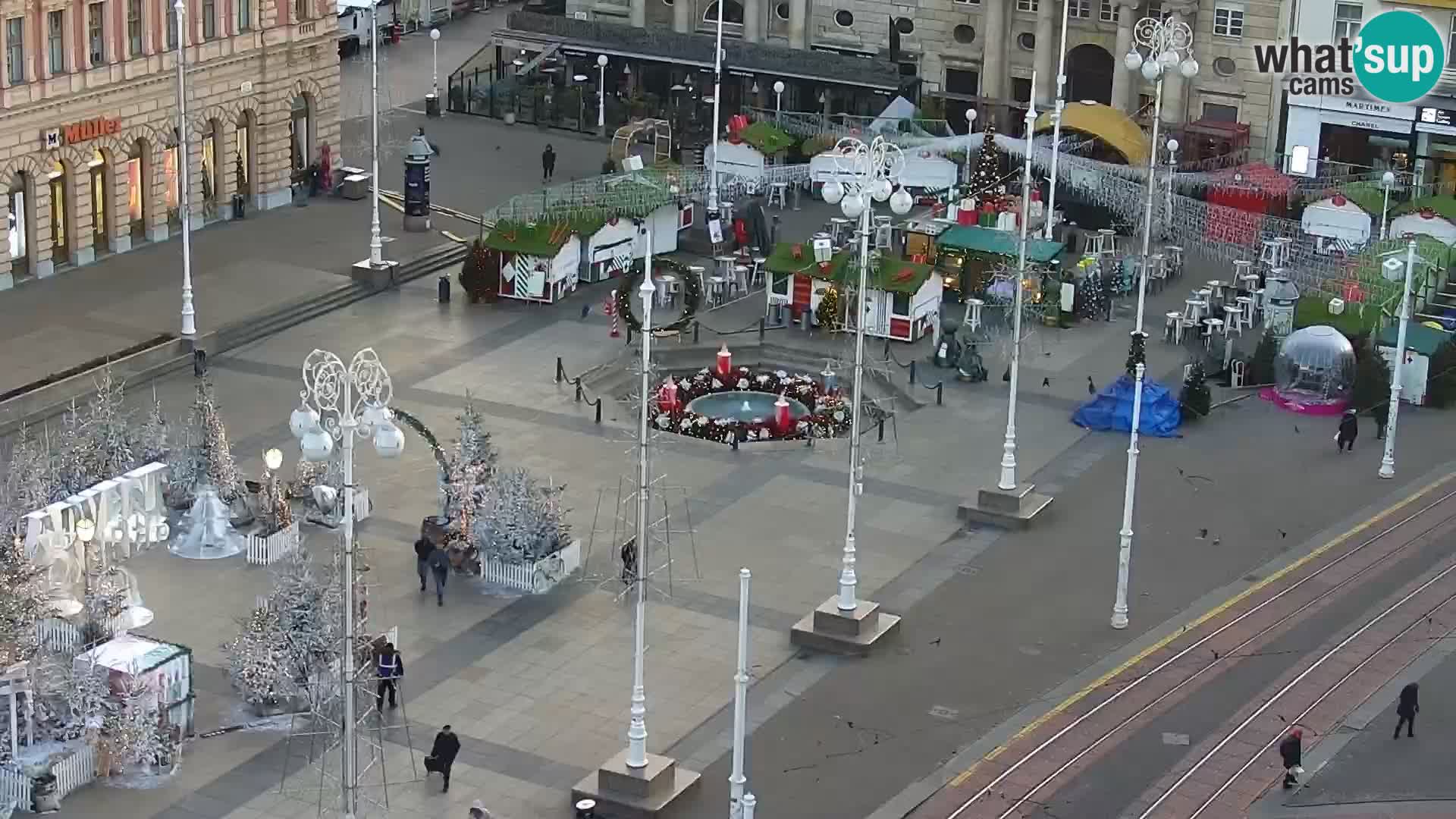 Piazza Ban Jelačić livecam Zagreb – Hotel Dubrovnik