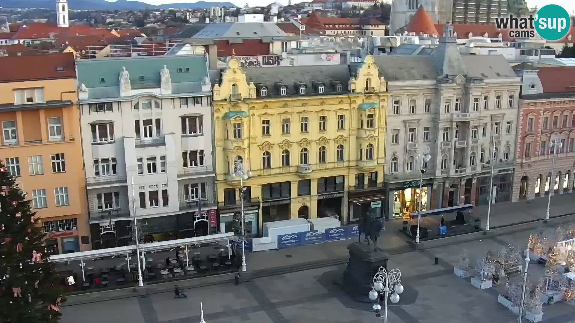 LIVE Webcam Zagreb – Ban Jelačić – Hotel Dubrovnik