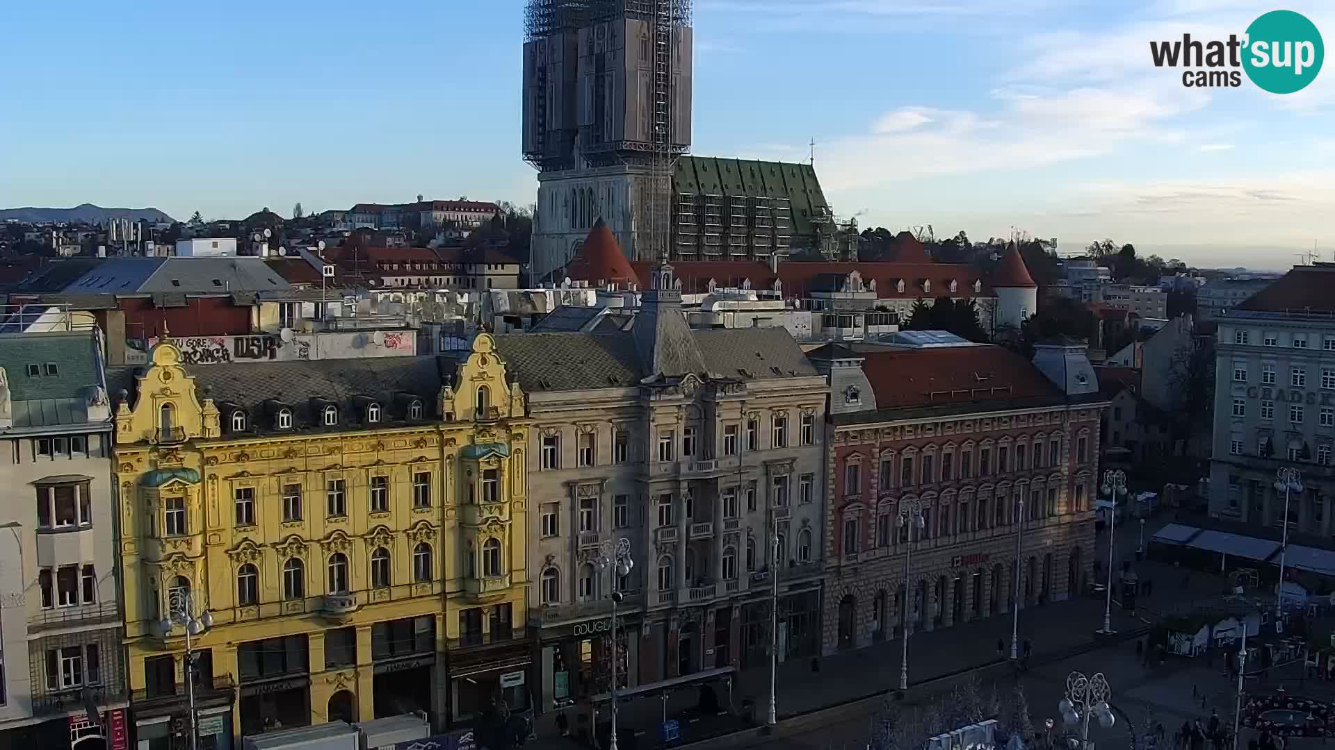 Webcam live Zagreb – Piazza Ban Jelačić