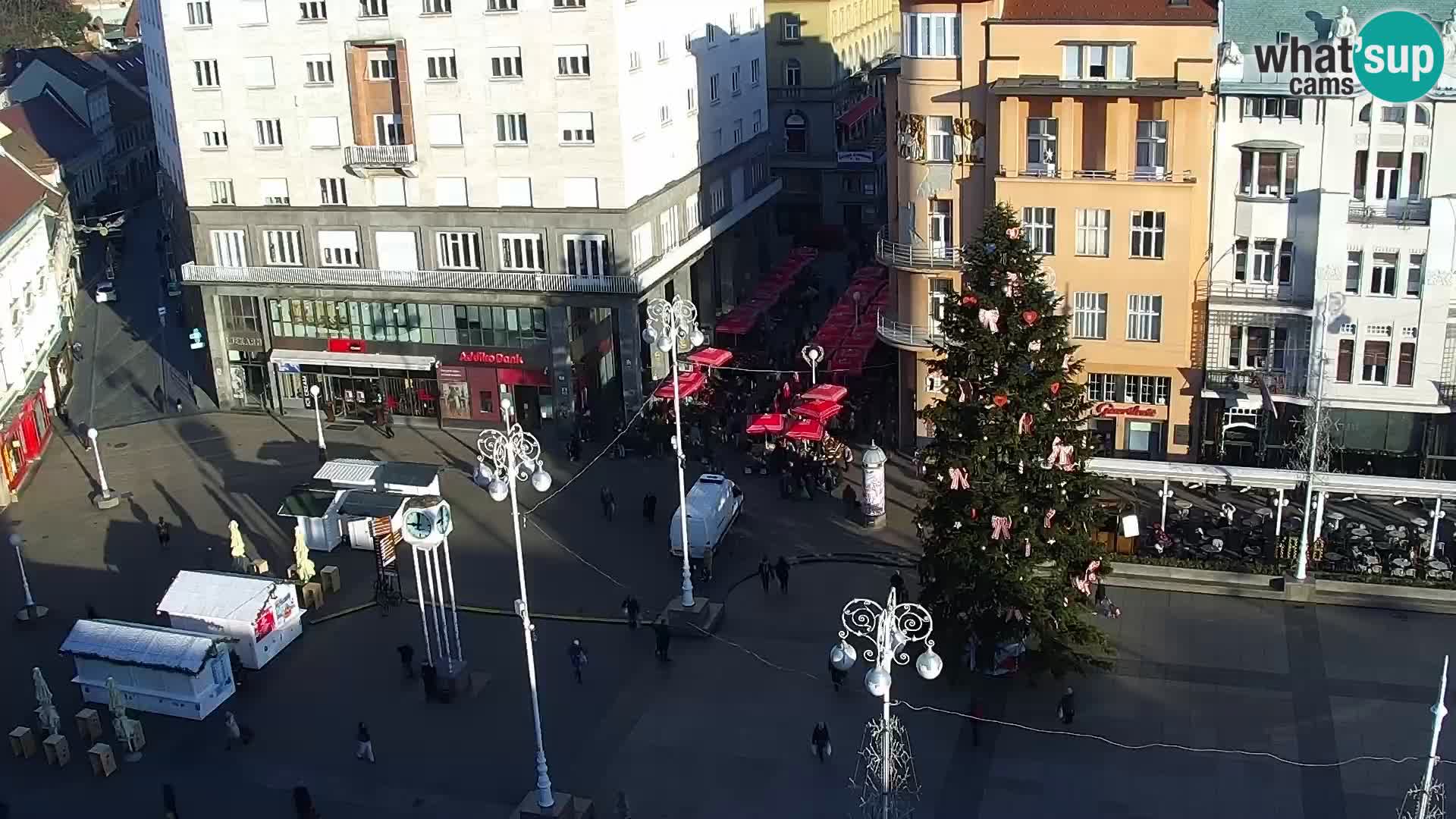 Kamera v živo Zagreb – Trg Bana Jelačića