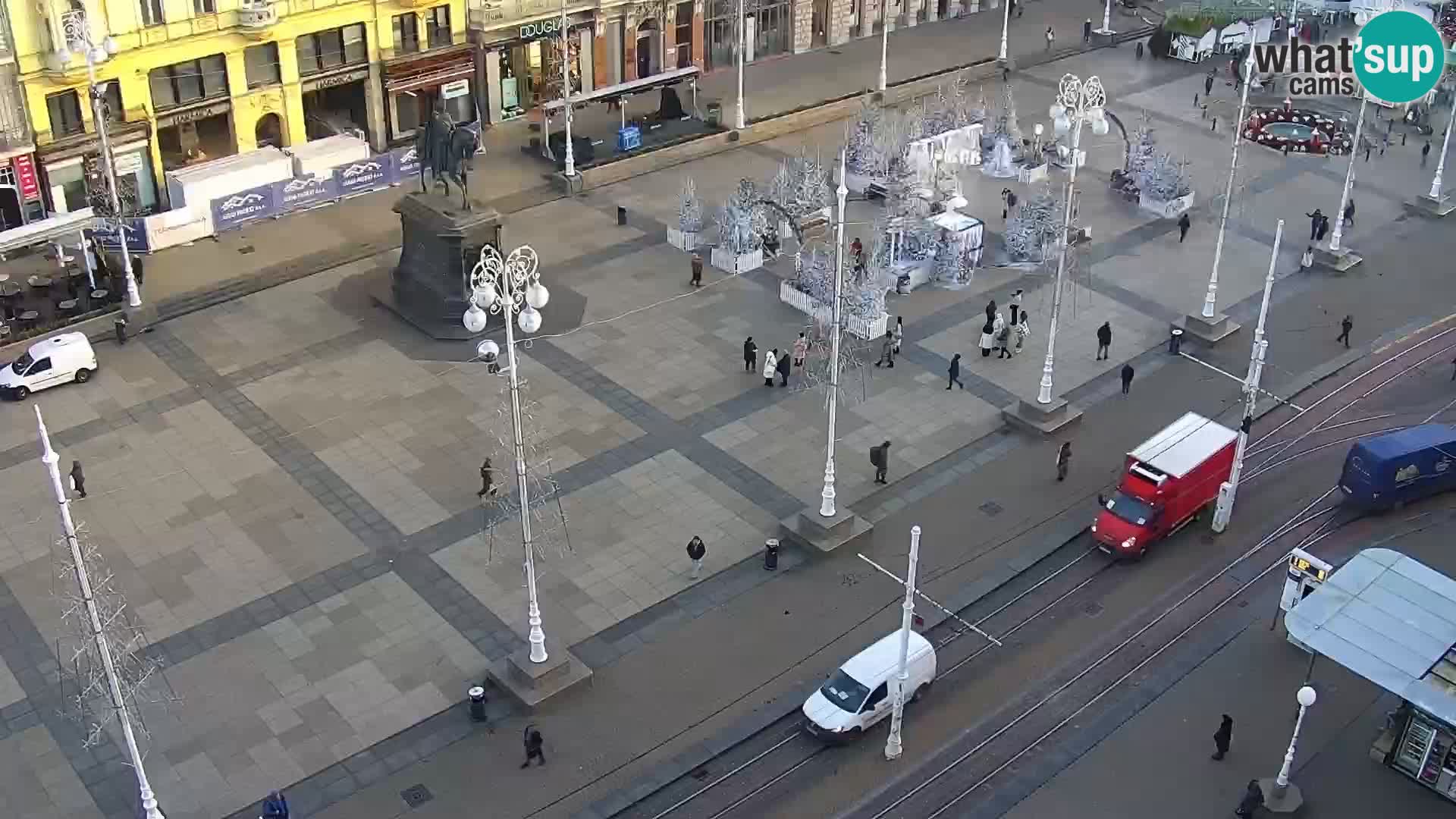 Webcam live Zagreb – Piazza Ban Jelačić