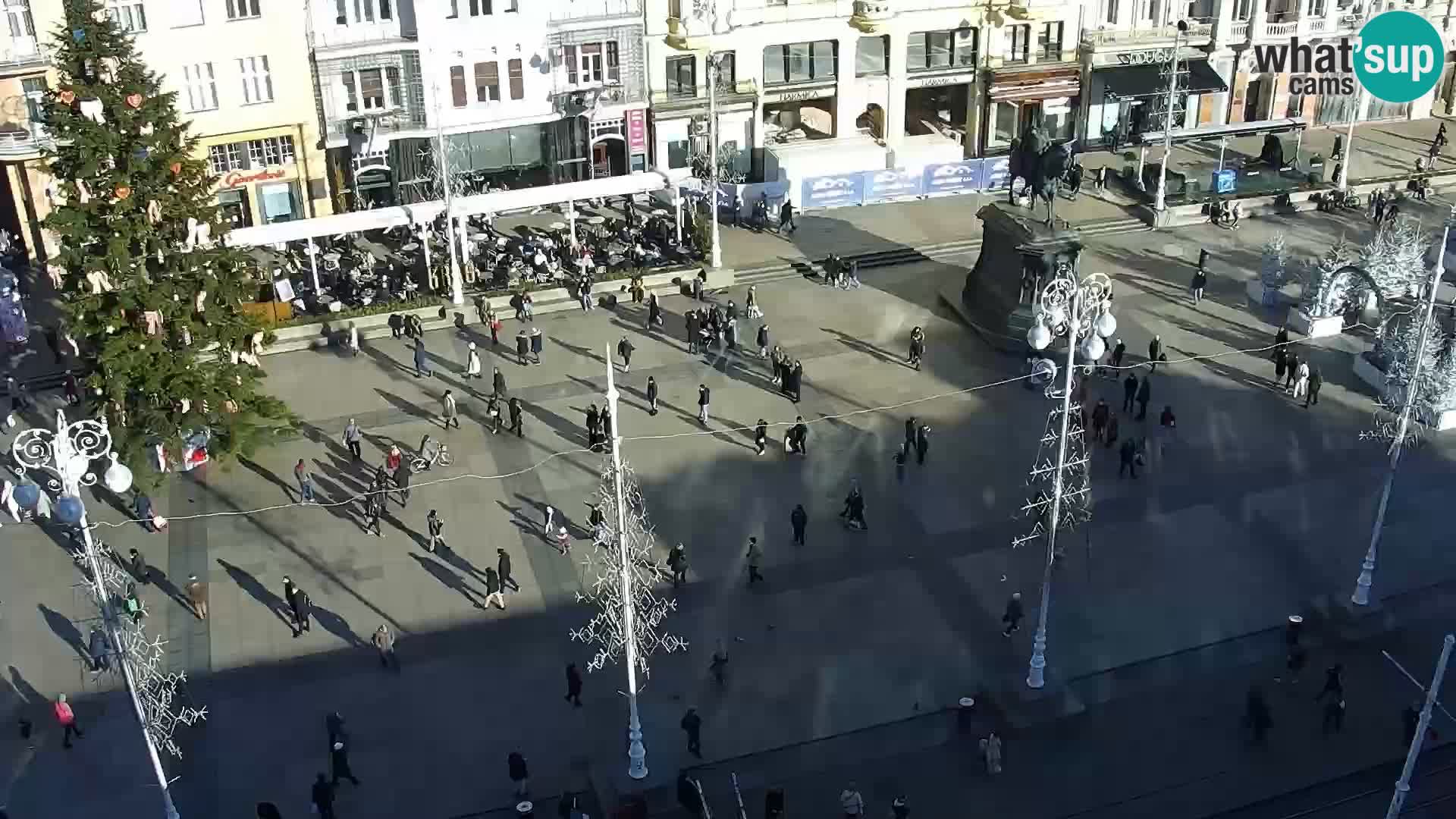 Zagreb – Bana Jelačića square panorama