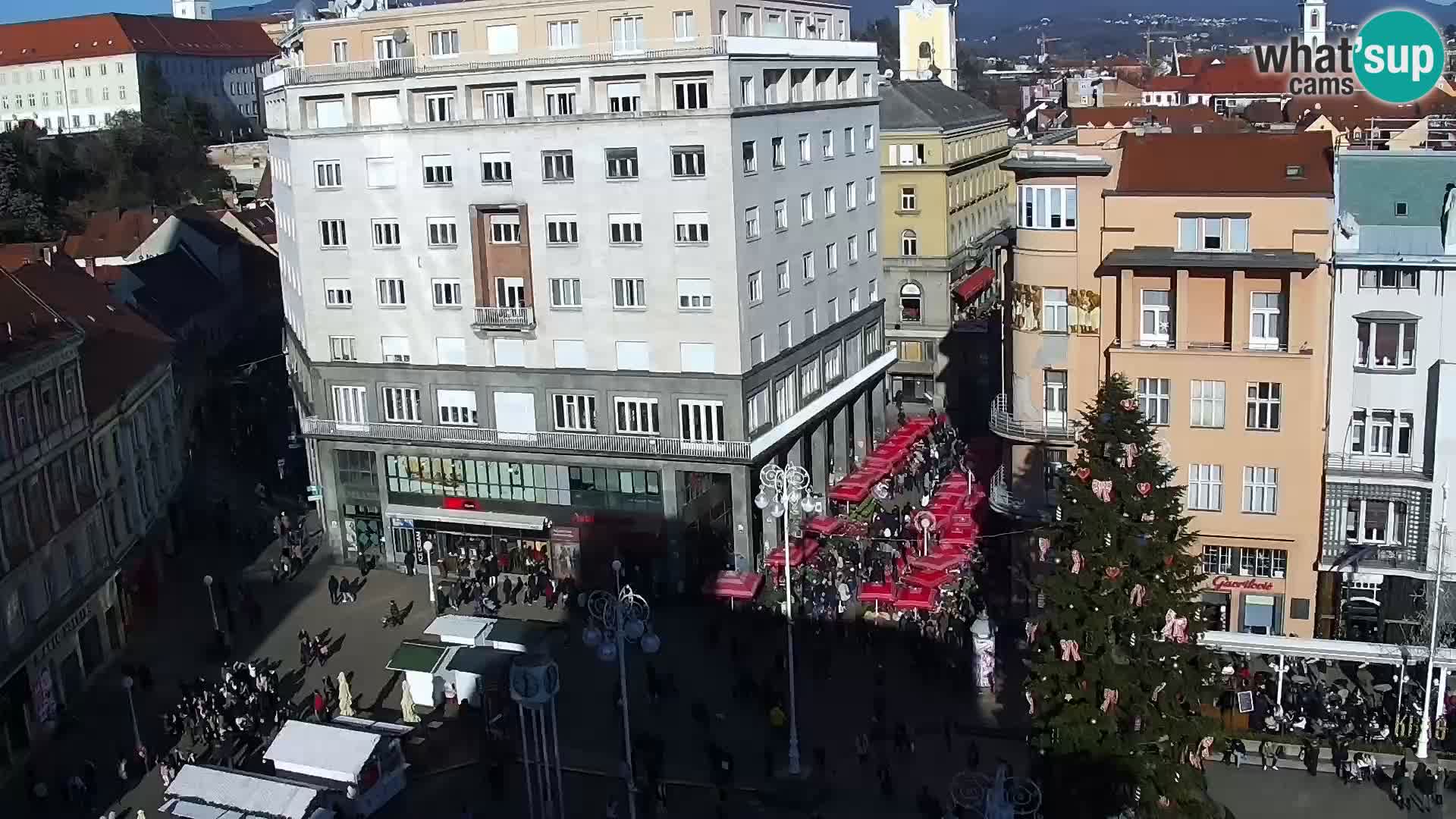 Piazza Ban Jelačić livecam Zagreb – Hotel Dubrovnik