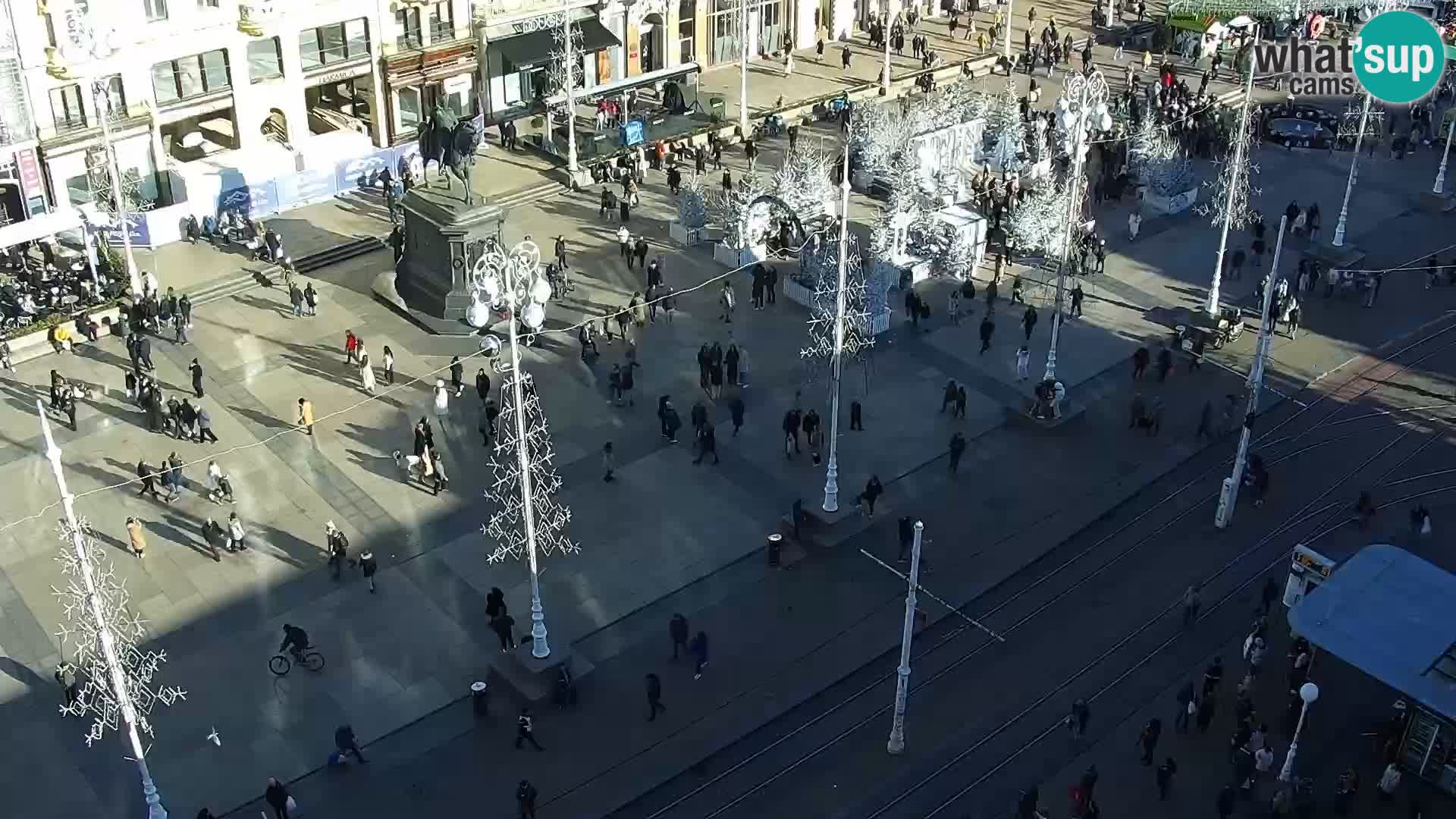 Webcam live Zagreb – Piazza Ban Jelačić