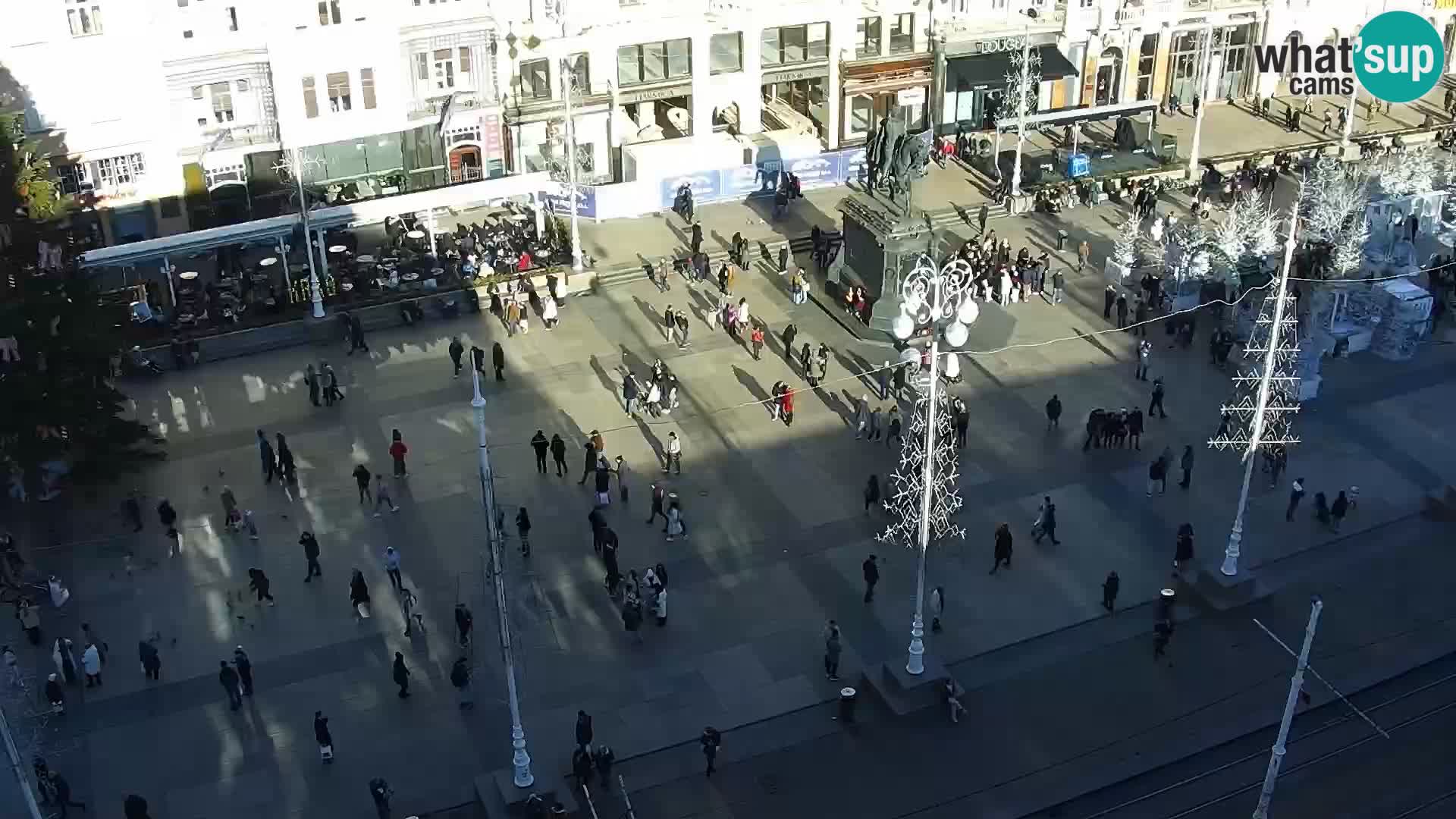 Ban Jelačić Platz  Live webcam Zagreb – Hotel Dubrovnik