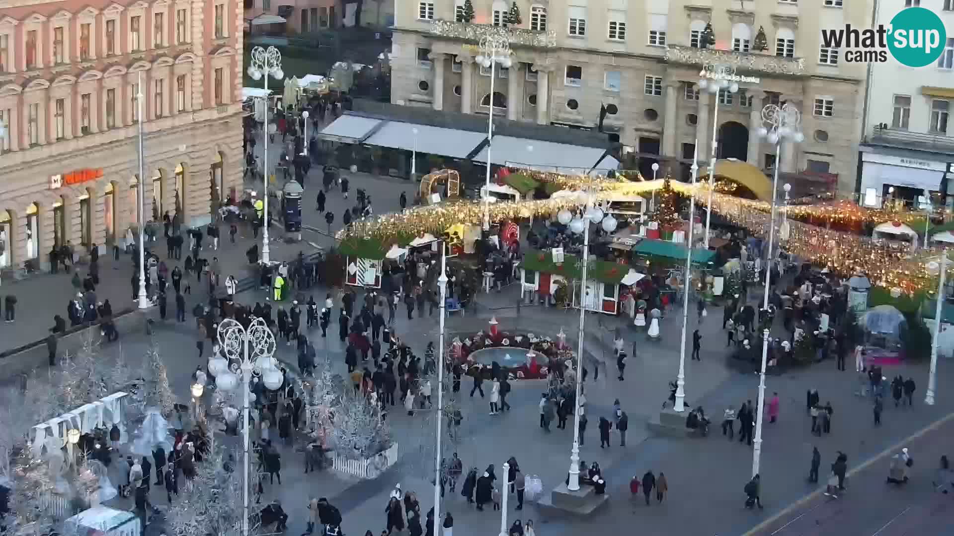 LIVE Webcam Zagreb – Ban Jelačić – Hotel Dubrovnik